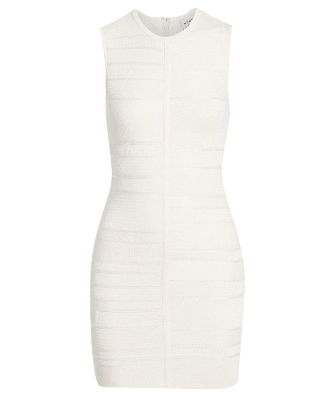 HERVE LEGER Белое коктейльное платье, фото 1