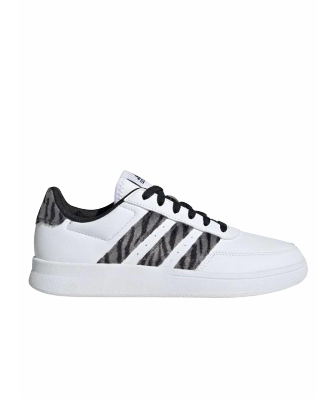 ADIDAS Белые кожаные низкие кроссовки / кеды, фото 1