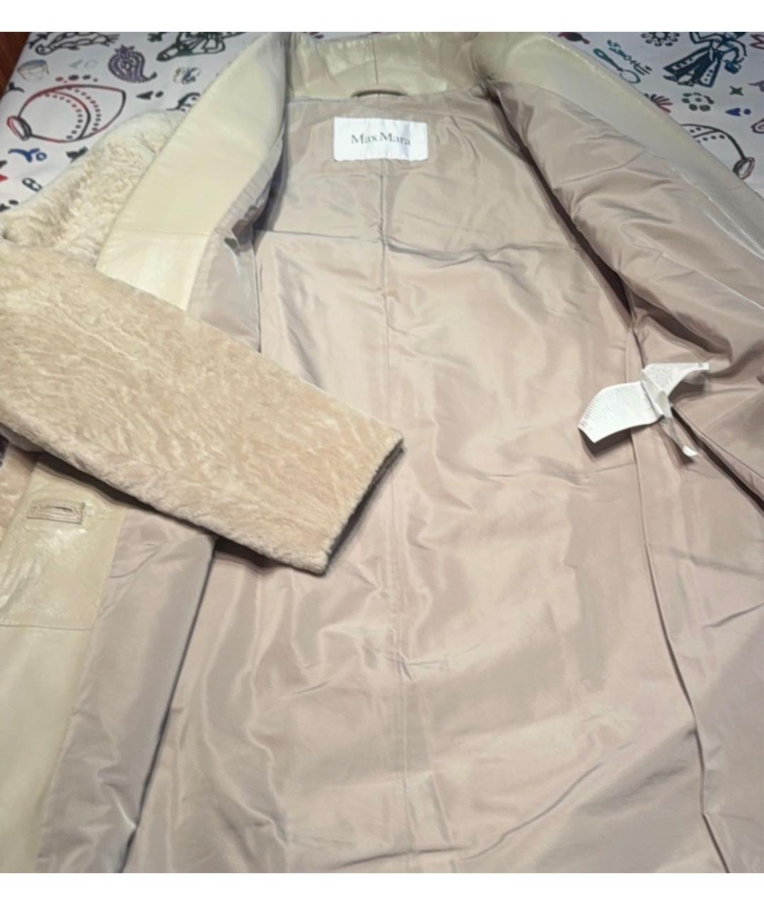 MAX MARA Бежевая шуба, фото 5