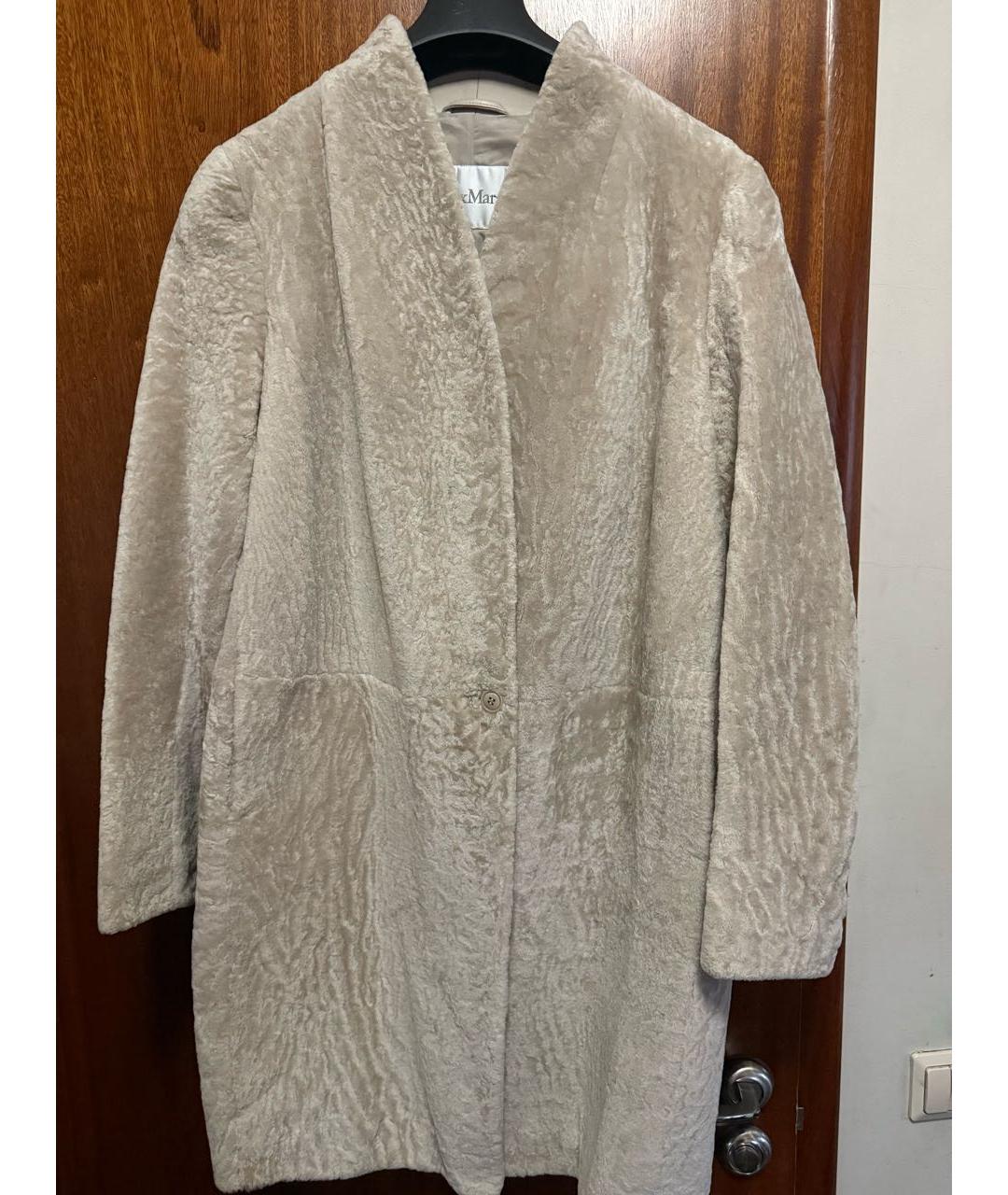 MAX MARA Бежевая шуба, фото 7