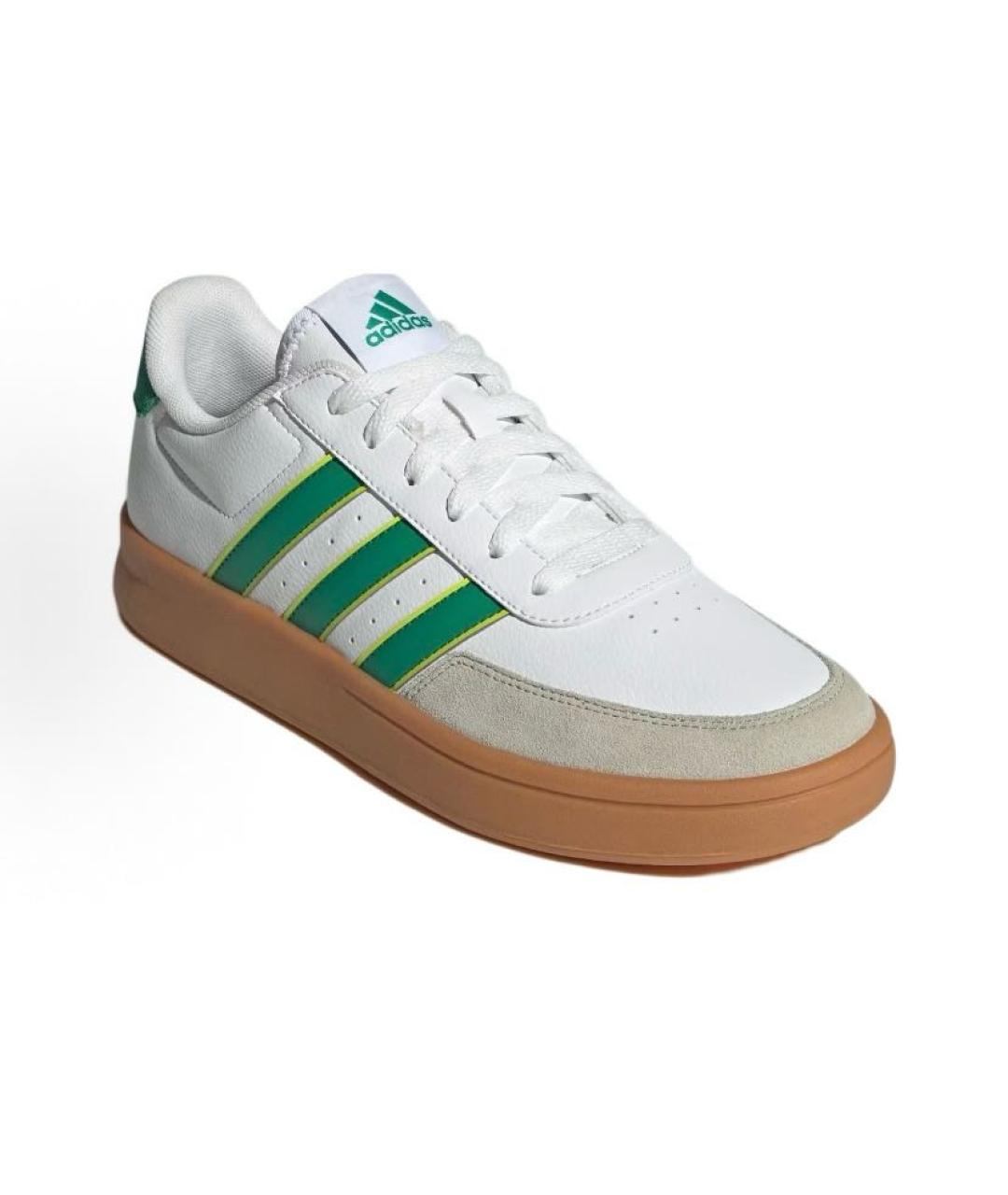 ADIDAS Белые кожаные низкие кроссовки / кеды, фото 3