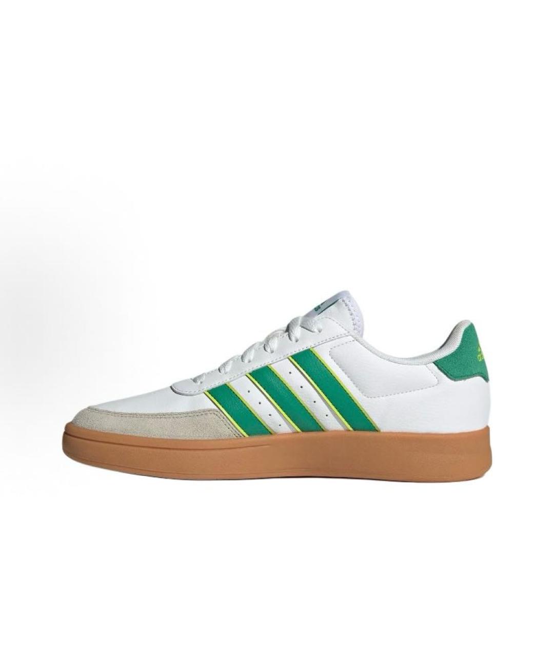 ADIDAS Белые кожаные низкие кроссовки / кеды, фото 2