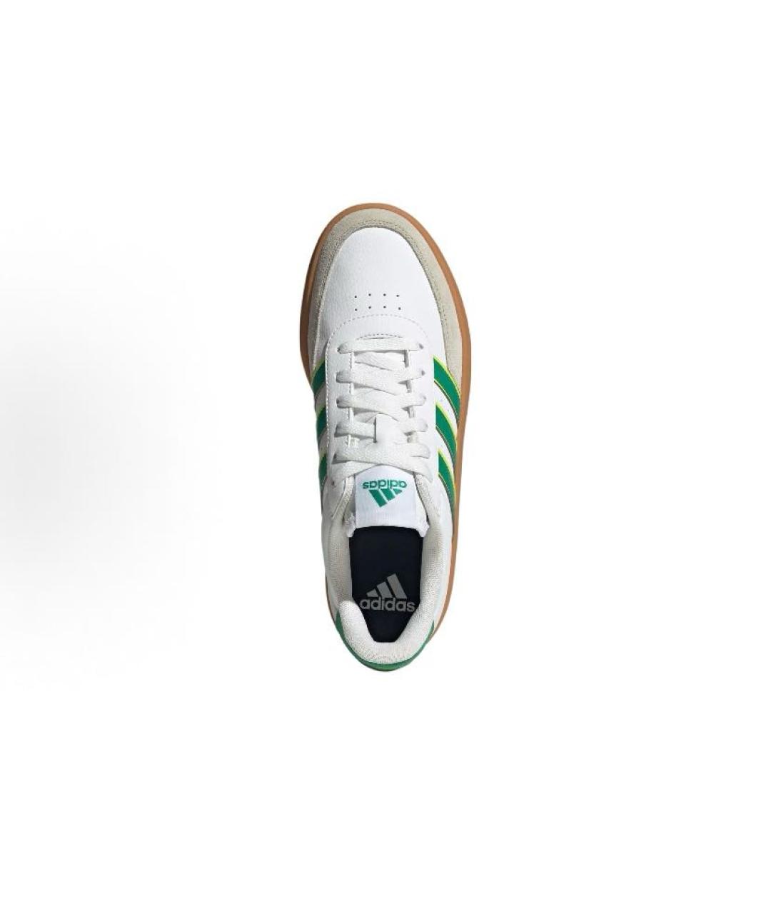 ADIDAS Белые кожаные низкие кроссовки / кеды, фото 5