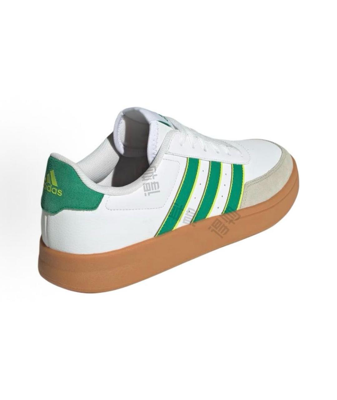 ADIDAS Белые кожаные низкие кроссовки / кеды, фото 4