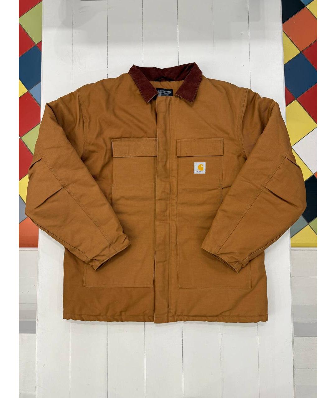CARHARTT Коричневая хлопковая куртка, фото 2