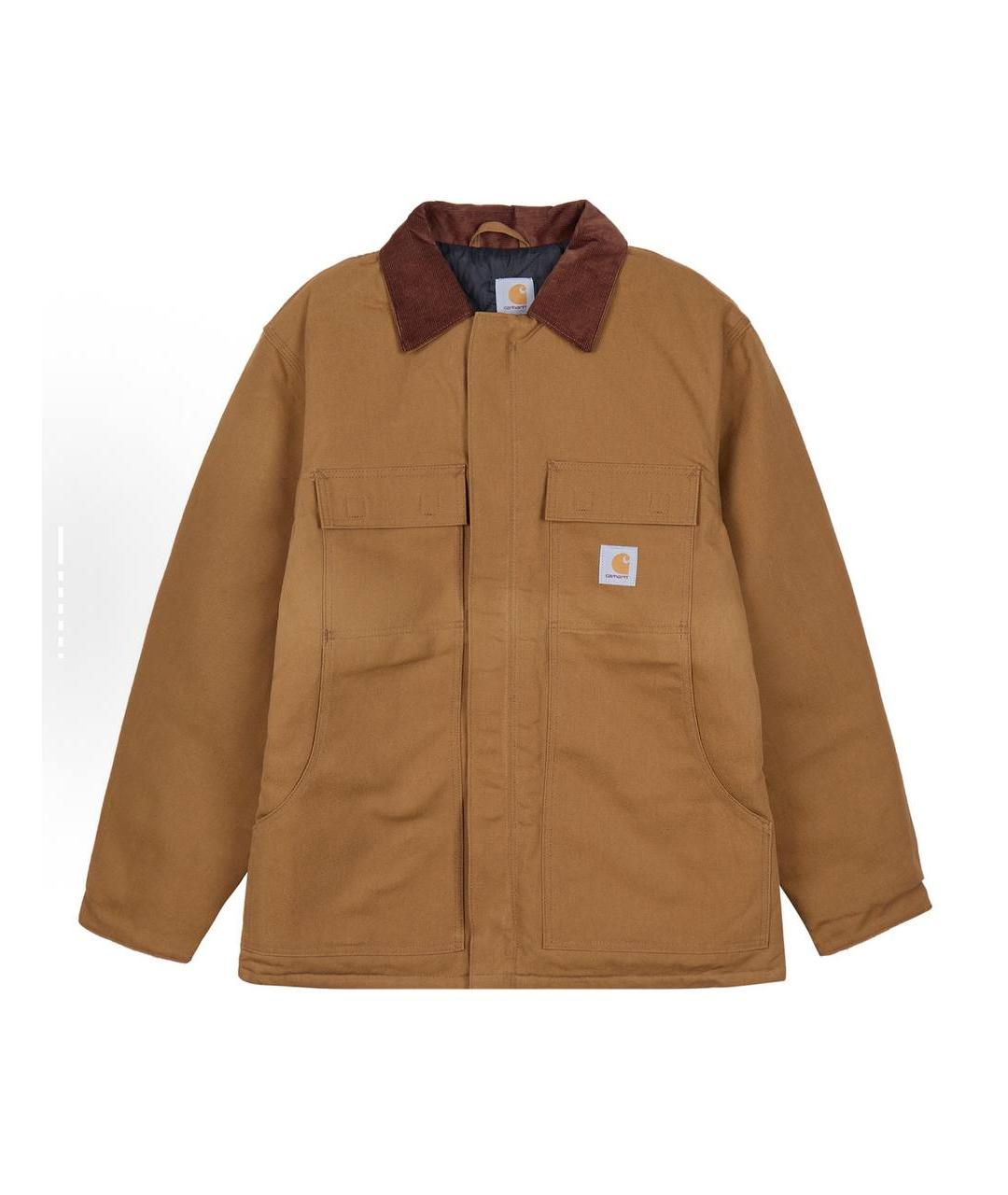 CARHARTT Коричневая хлопковая куртка, фото 1