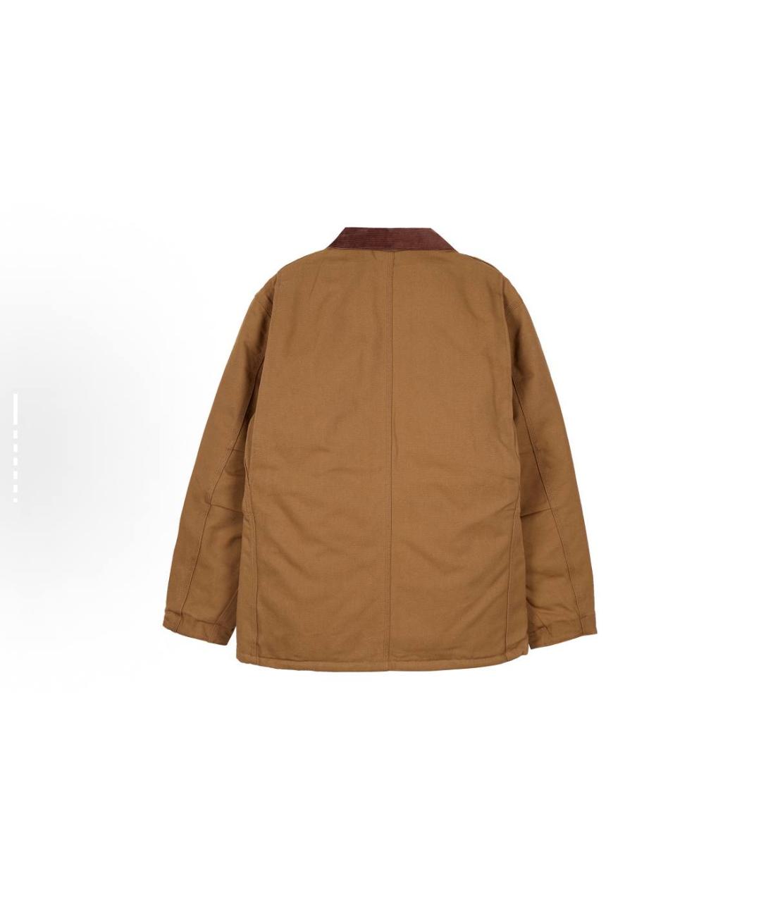 CARHARTT Коричневая хлопковая куртка, фото 3