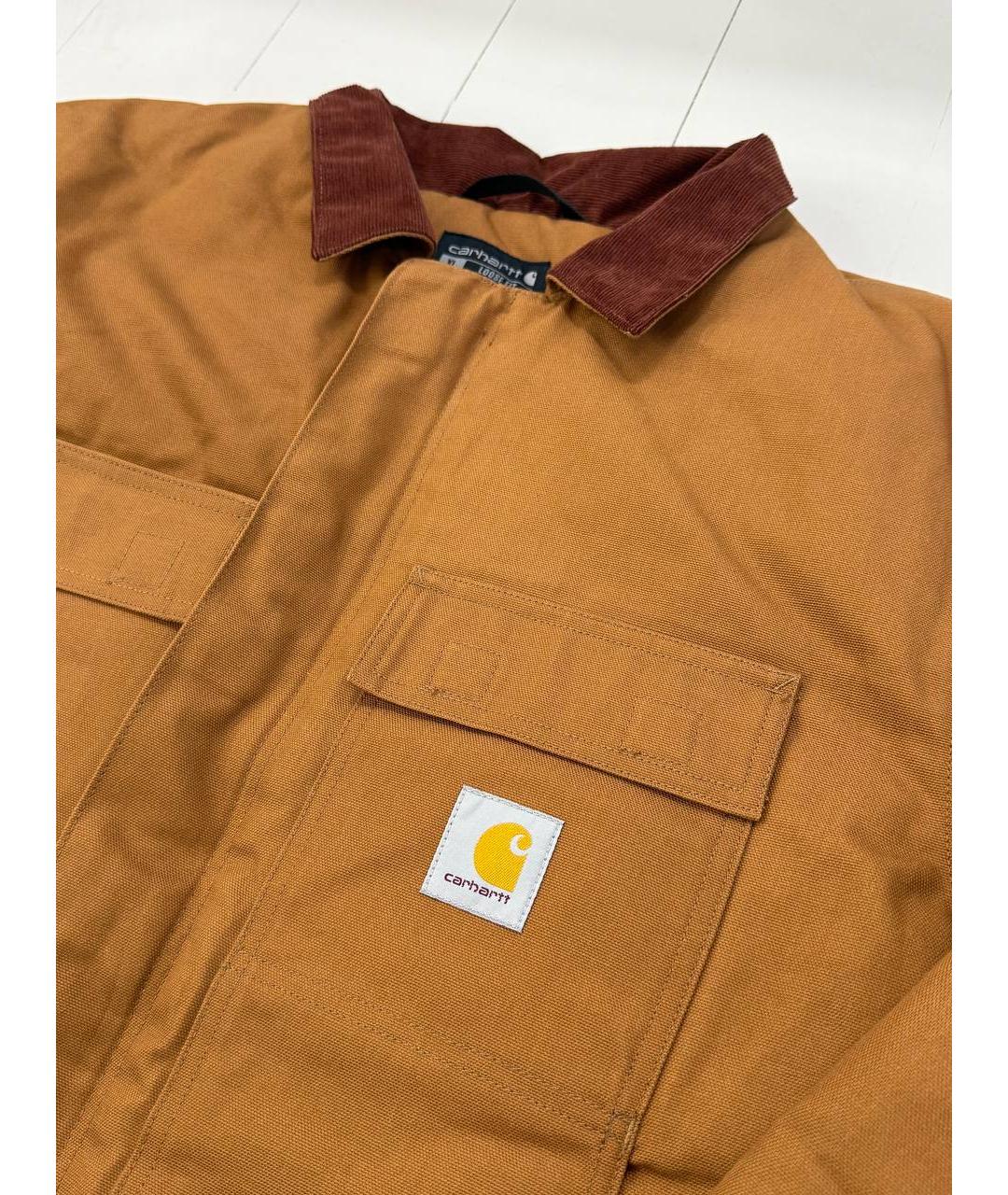 CARHARTT Коричневая хлопковая куртка, фото 4
