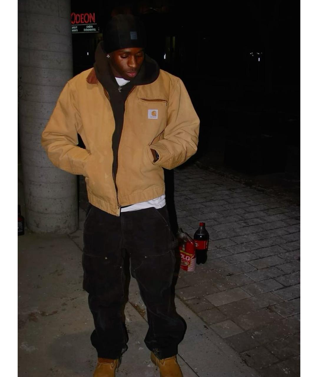 CARHARTT Коричневая хлопковая куртка, фото 7