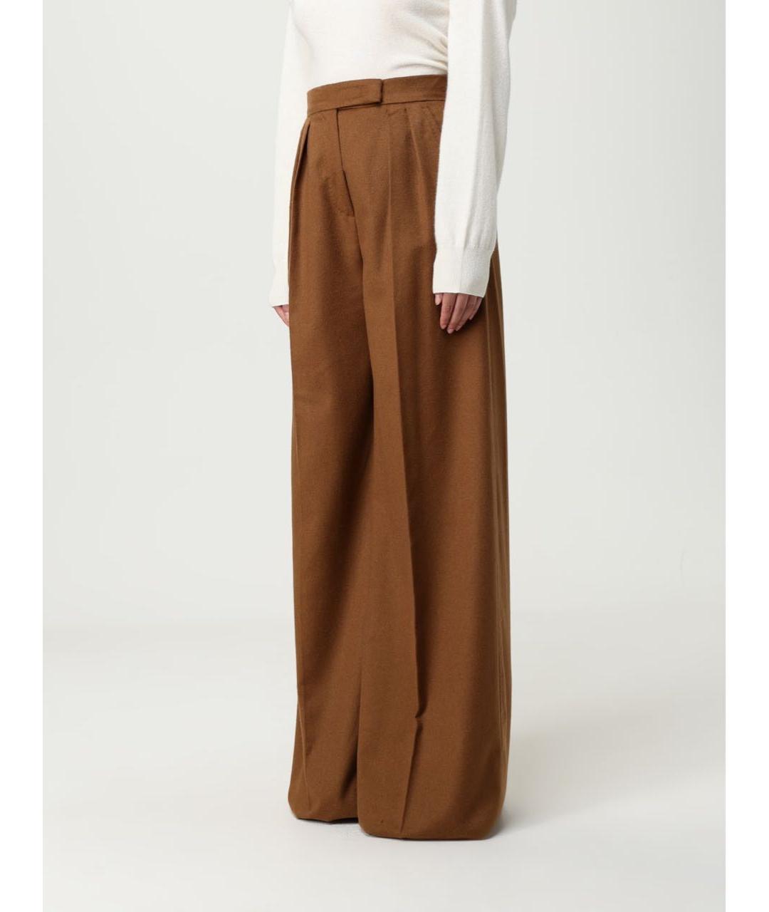 MAX MARA Шерстяные брюки широкие, фото 5