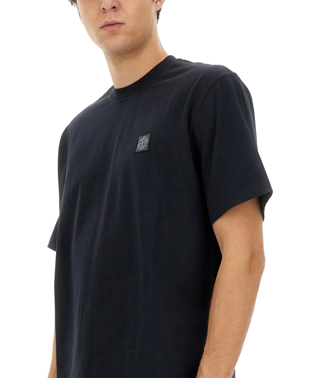 STONE ISLAND Мульти хлопковая футболка, фото 6