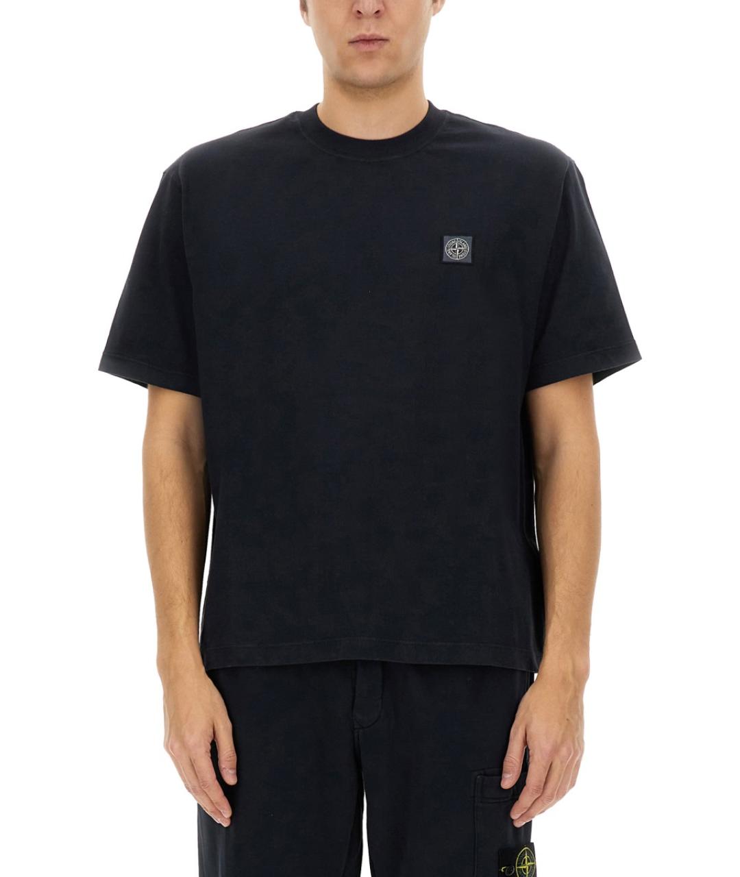 STONE ISLAND Мульти хлопковая футболка, фото 3