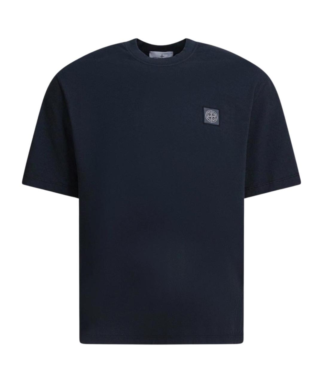 STONE ISLAND Мульти хлопковая футболка, фото 1