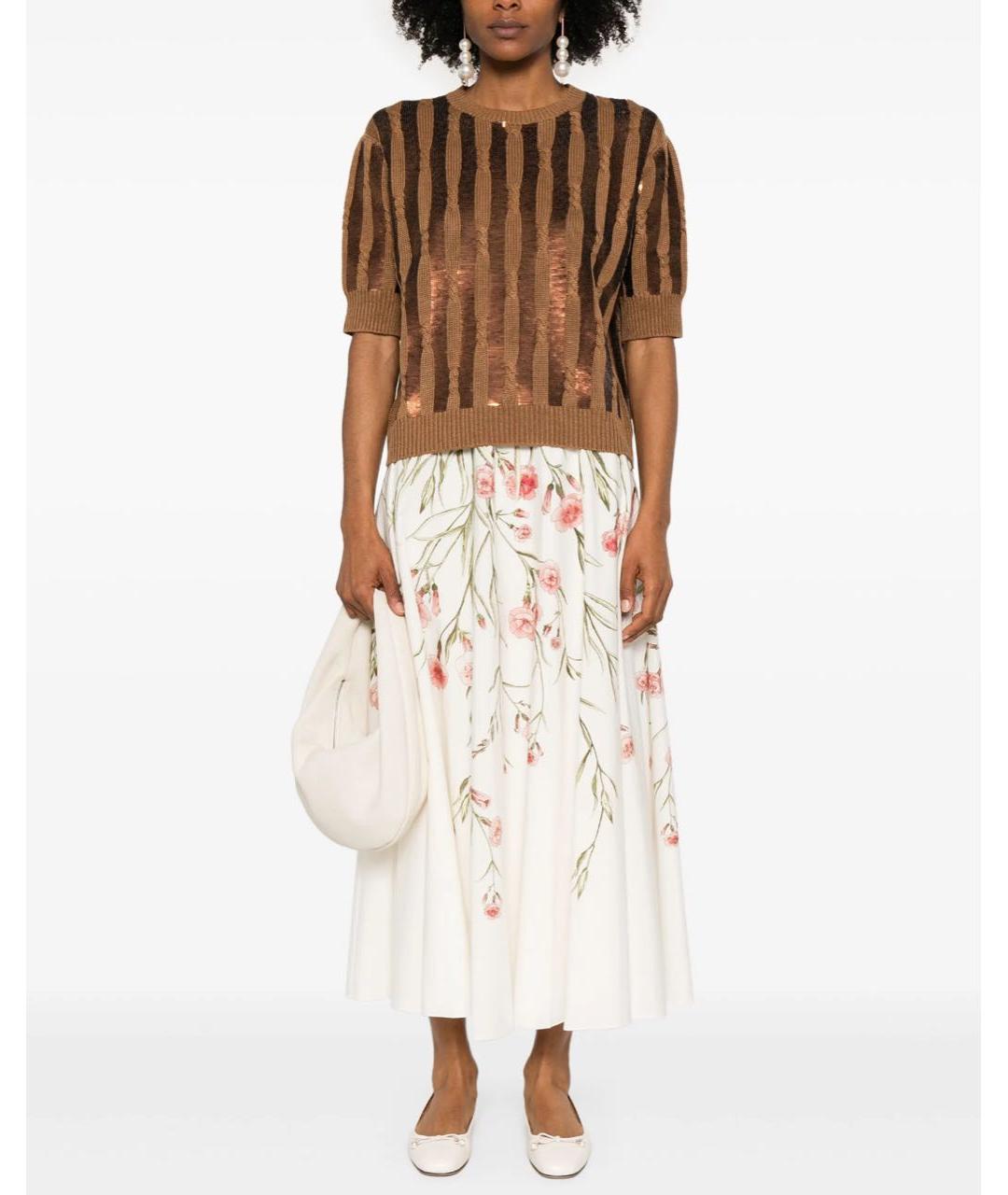 MAX MARA Коричневый джемпер / свитер, фото 3