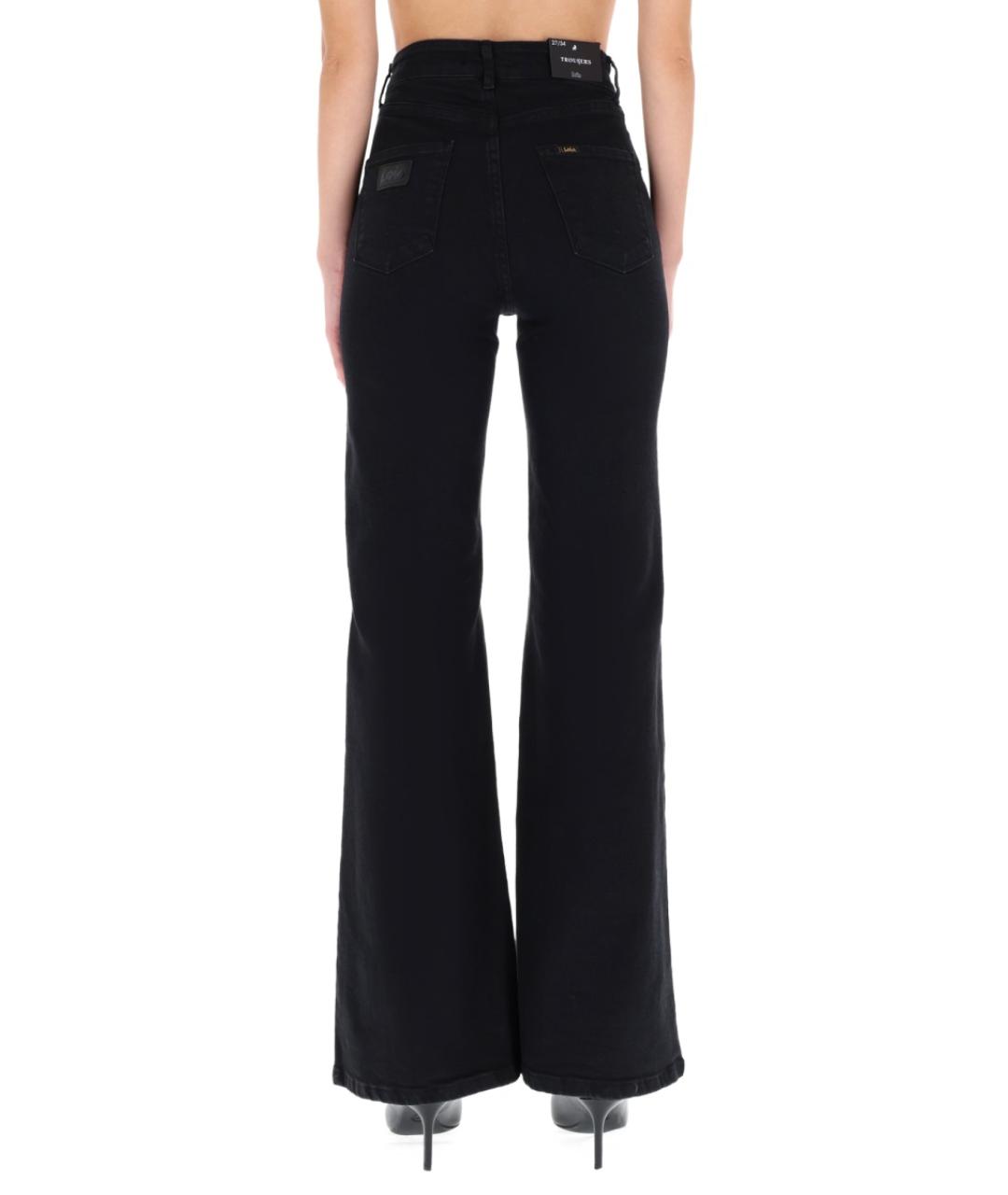 LOIS Черные хлопковые прямые джинсы, фото 4