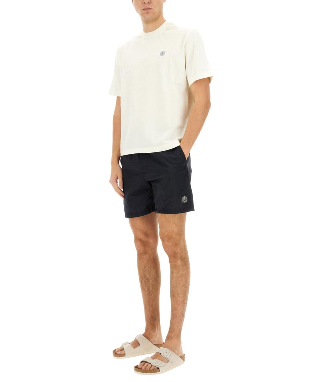 STONE ISLAND Синие плавки, фото 3