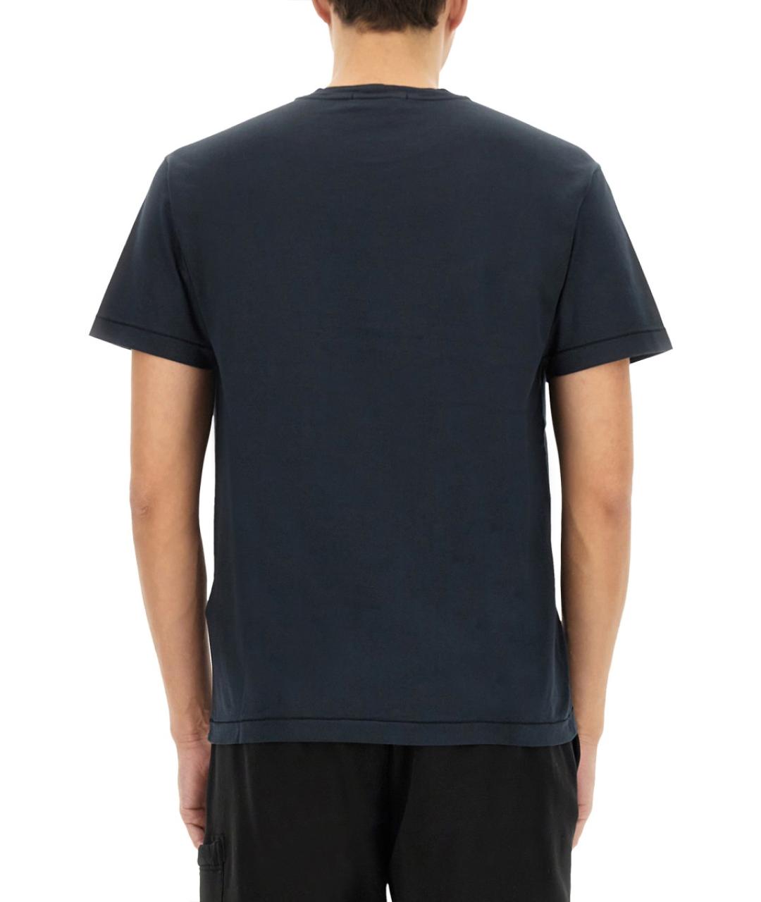 STONE ISLAND Синяя футболка, фото 4