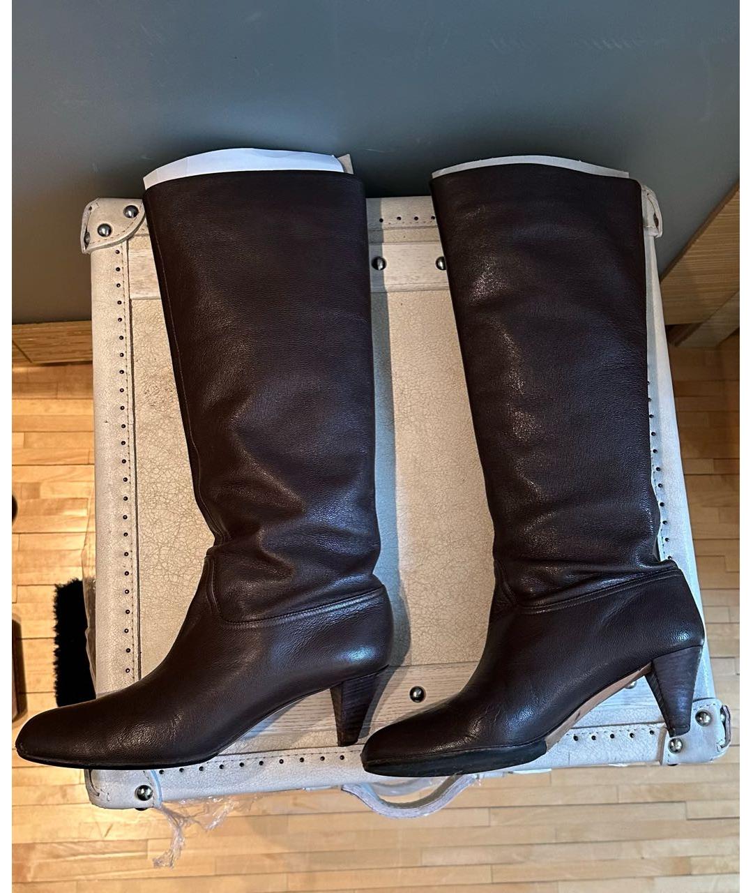 BALLY Коричневые кожаные сапоги, фото 6
