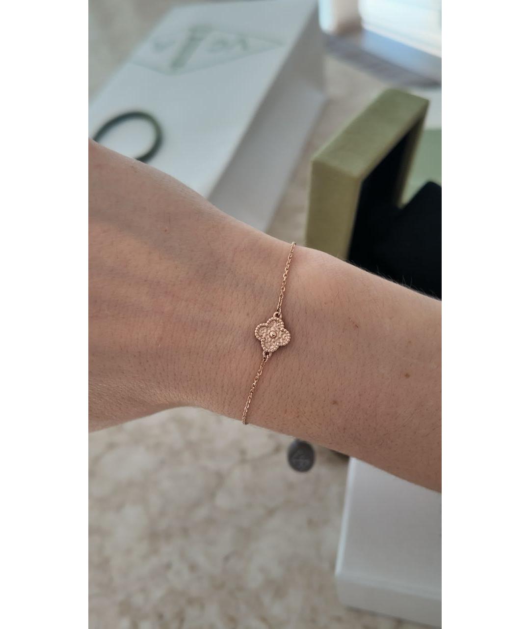 VAN CLEEF & ARPELS Розовый браслет из розового золота, фото 4