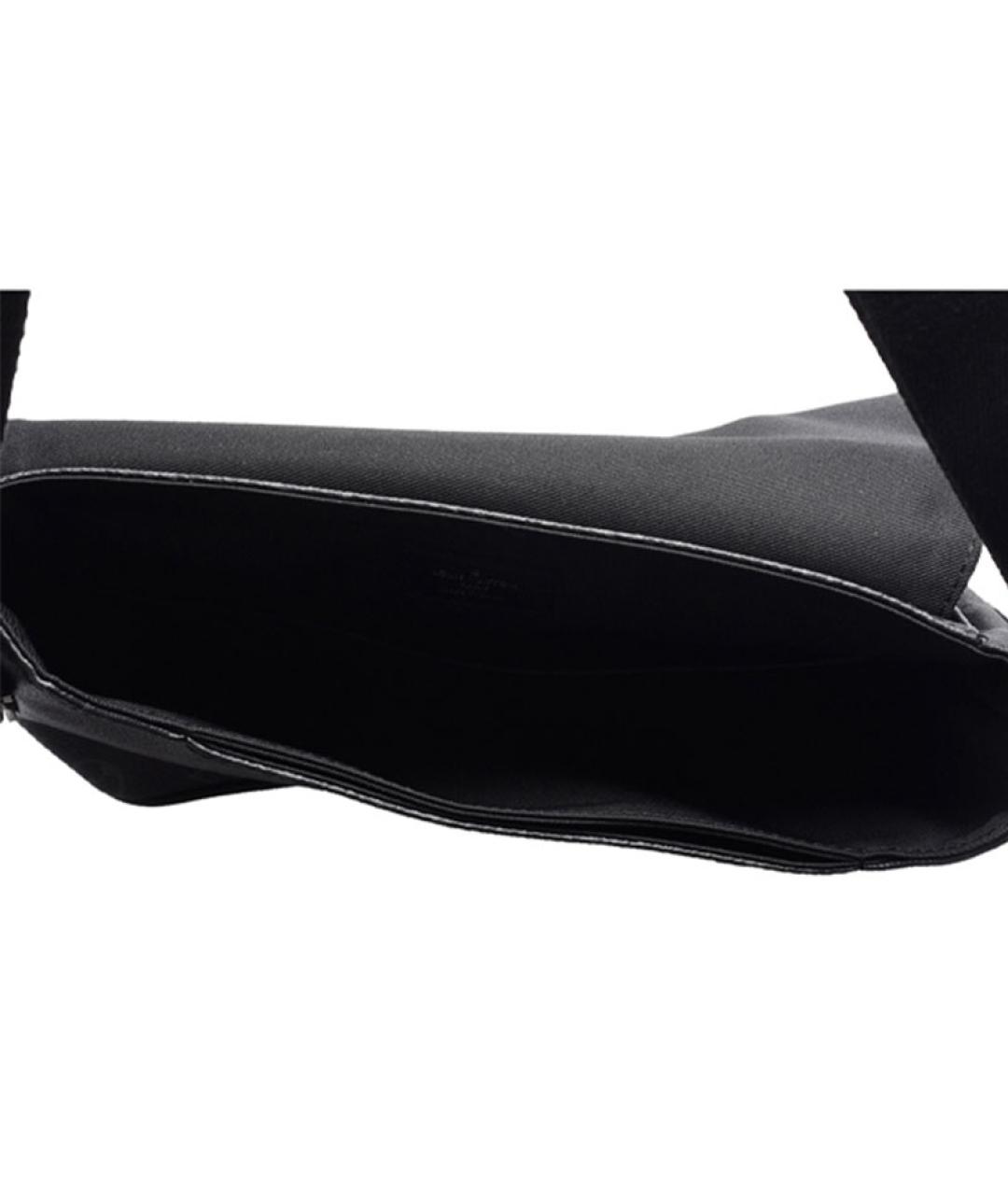 LOUIS VUITTON Серая кожаная сумка на плечо, фото 5