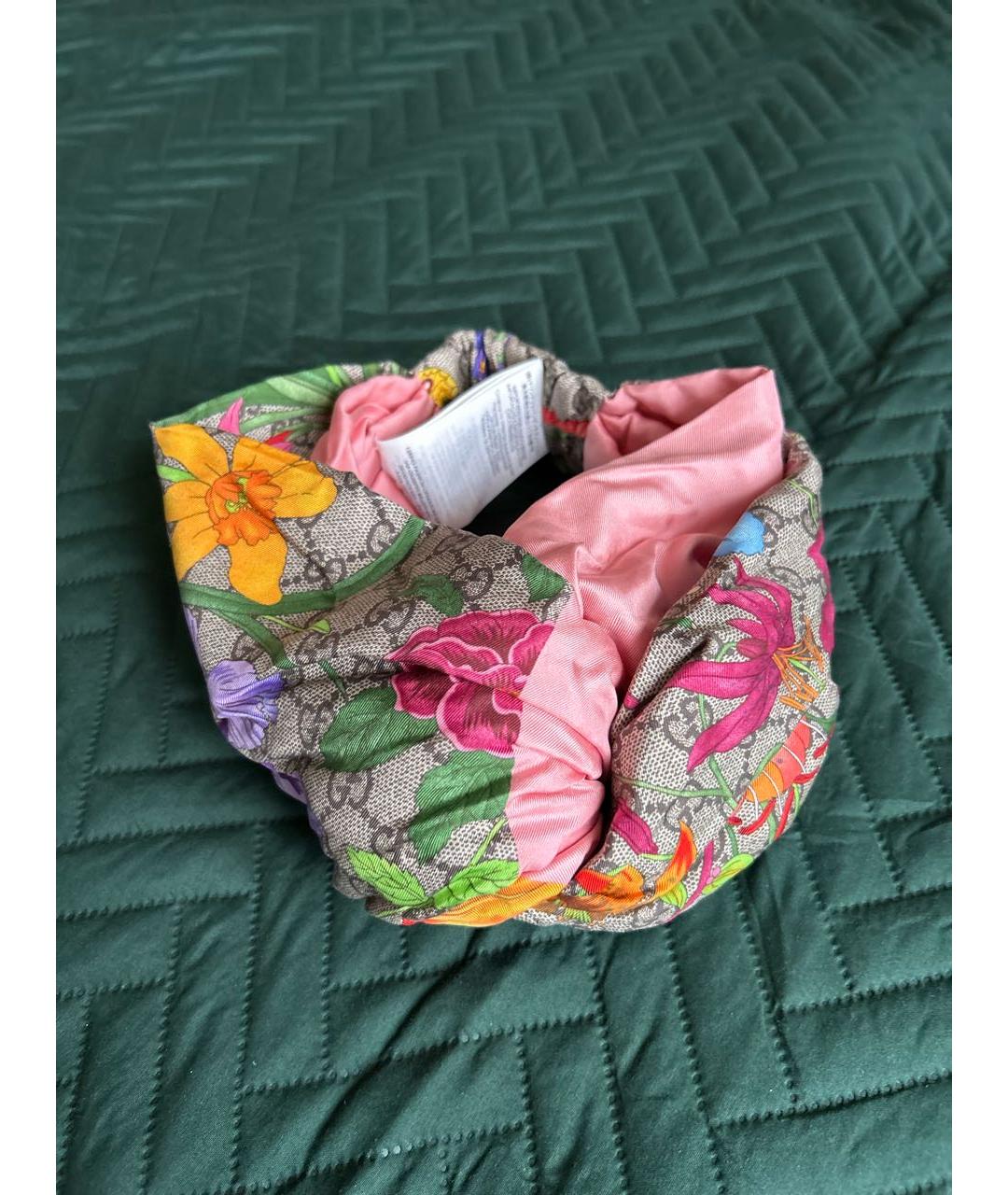 GUCCI Бежевая повязка на голову, фото 6