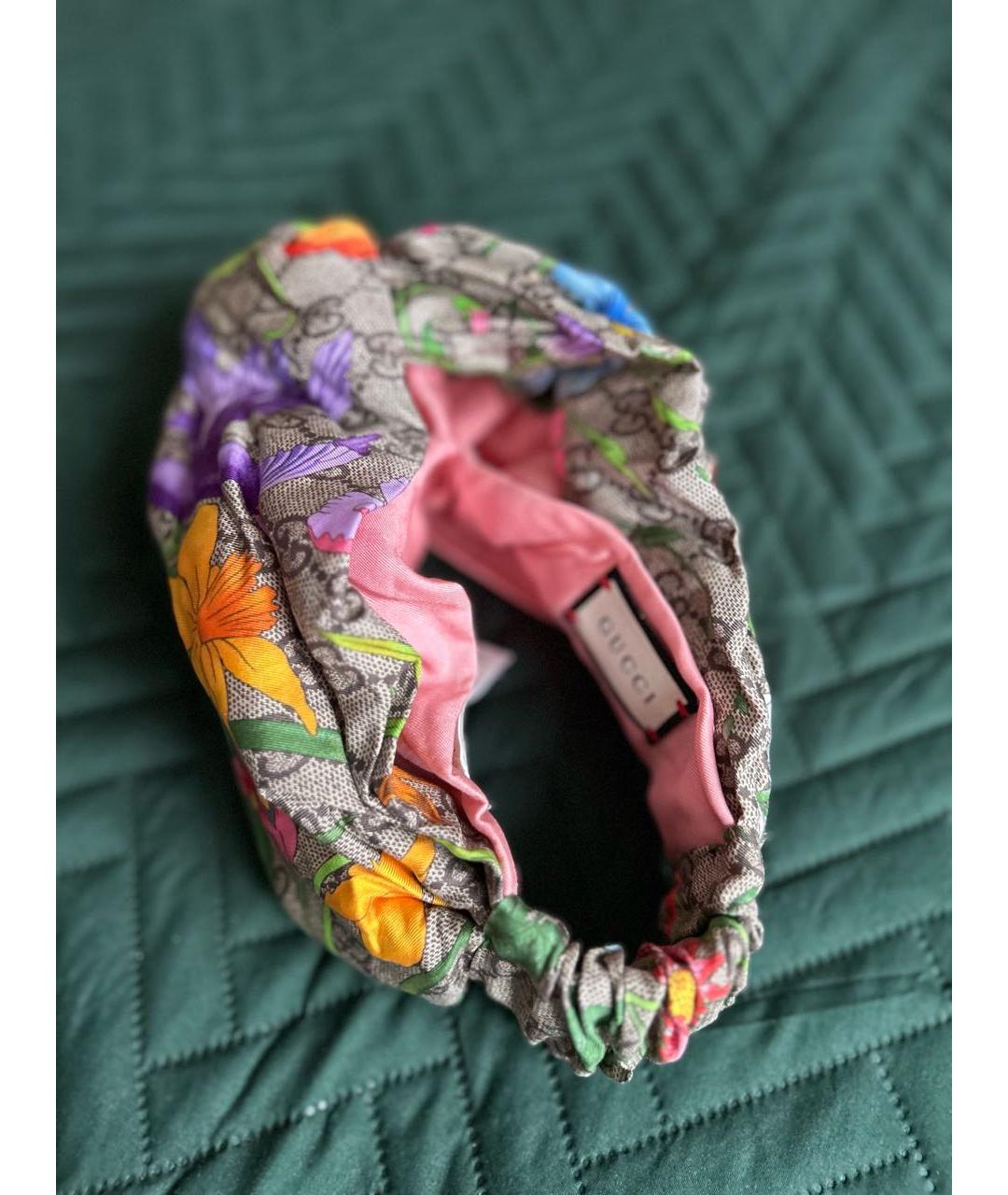 GUCCI Бежевая повязка на голову, фото 2