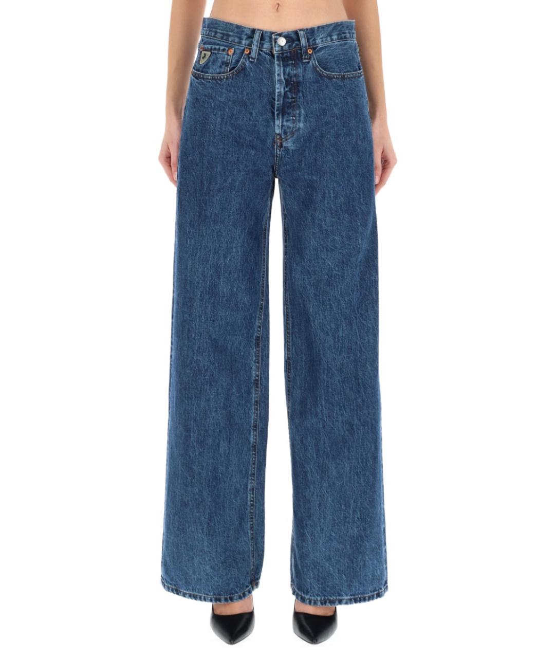 LOIS Синие хлопковые прямые джинсы, фото 4