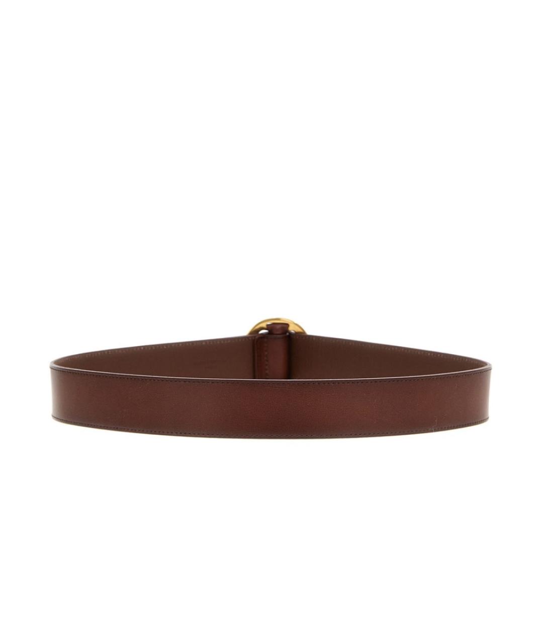 SAINT LAURENT Коричневый ремень, фото 1