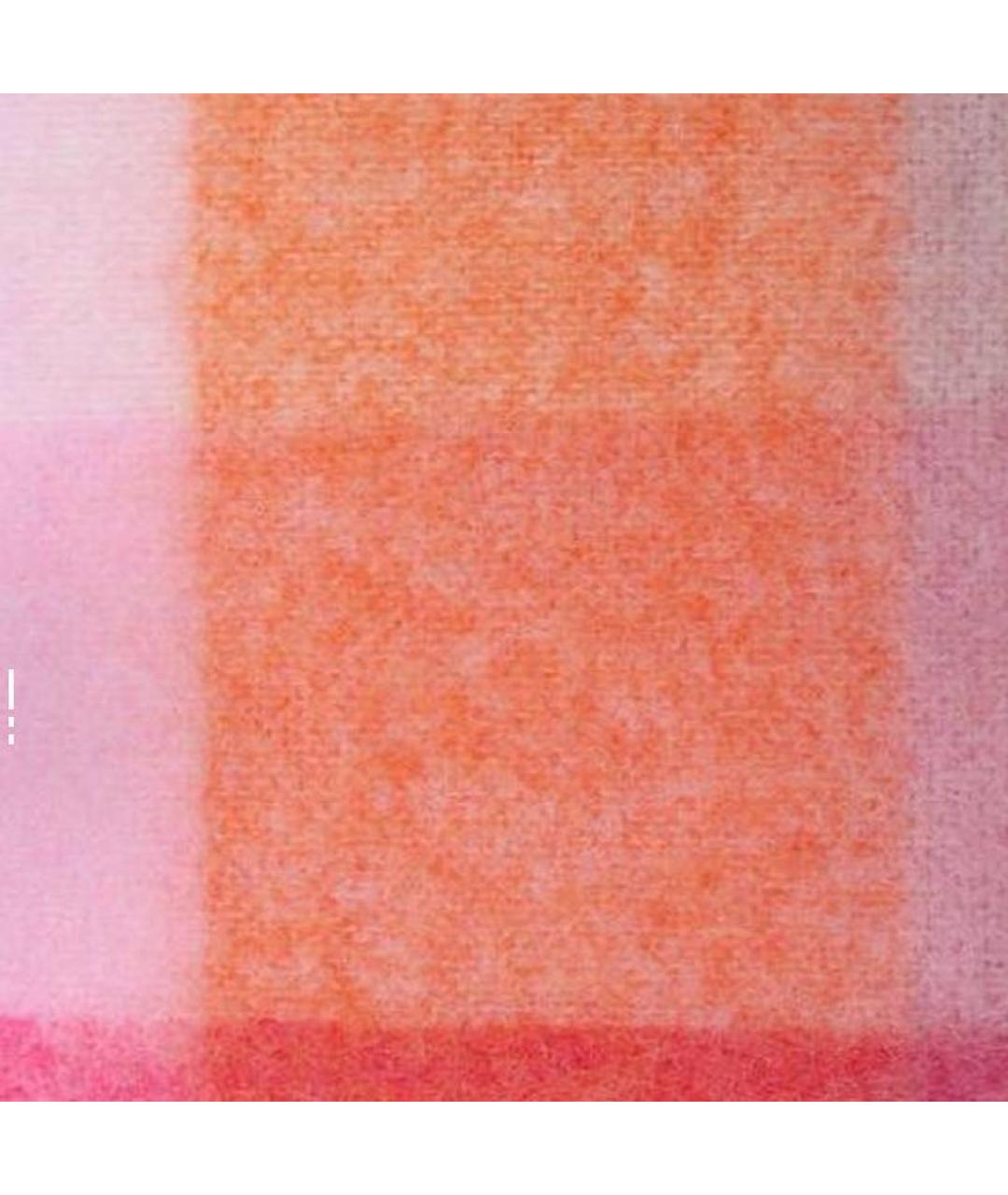 ACNE STUDIOS Розовый шерстяной шарф, фото 3