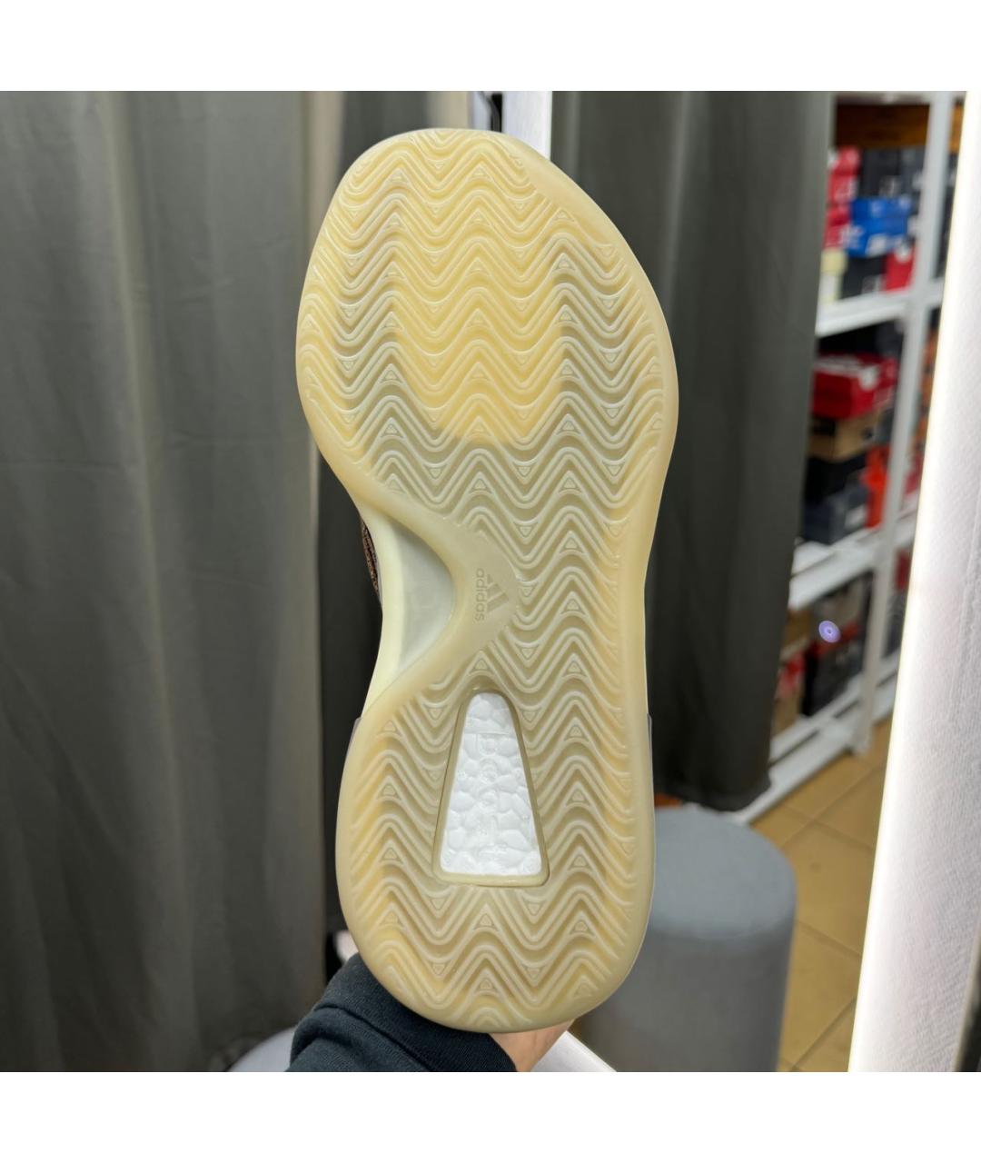 ADIDAS YEEZY Коричневые высокие кроссовки / кеды, фото 7