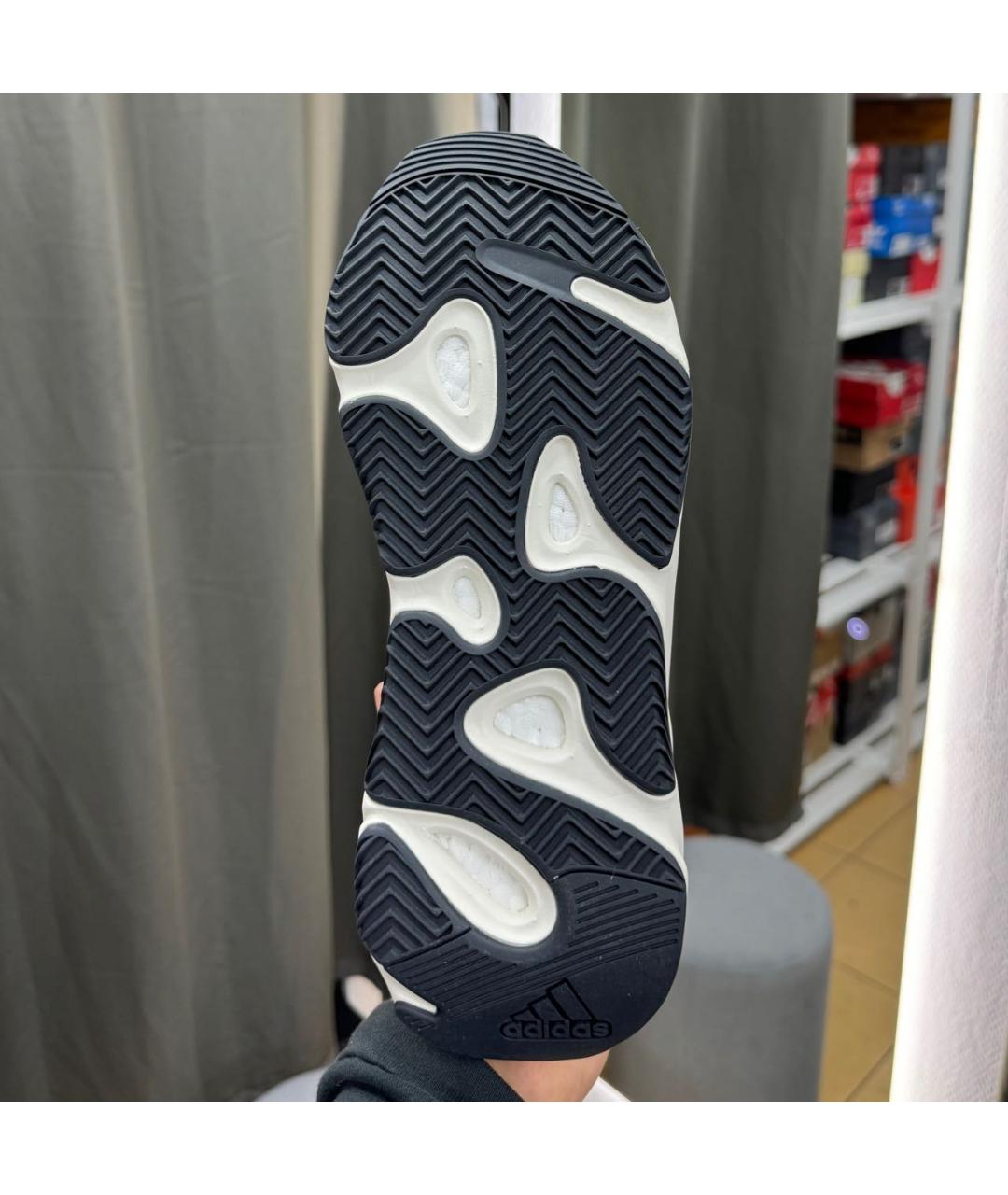 ADIDAS YEEZY Серые текстильные низкие кроссовки / кеды, фото 7