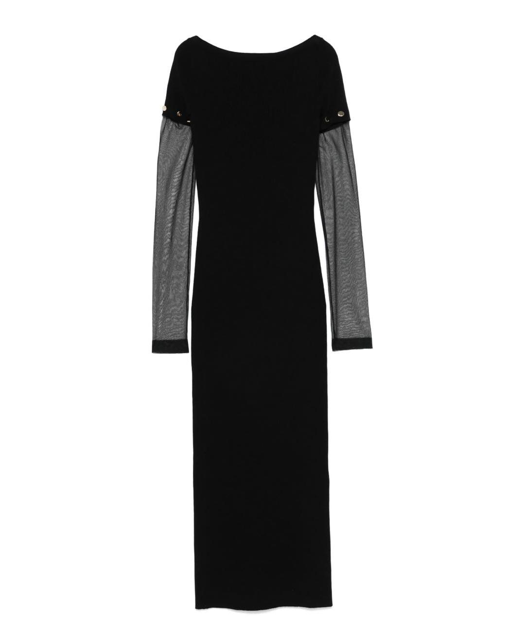 SPORTMAX Черное вечернее платье, фото 1