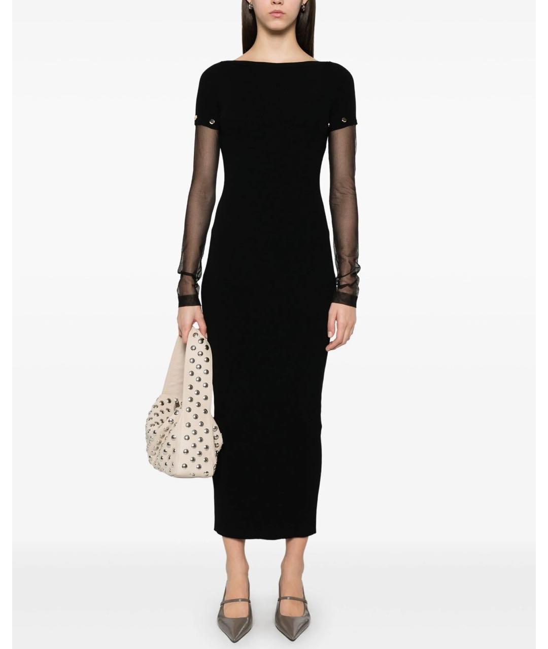 SPORTMAX Черное вечернее платье, фото 2