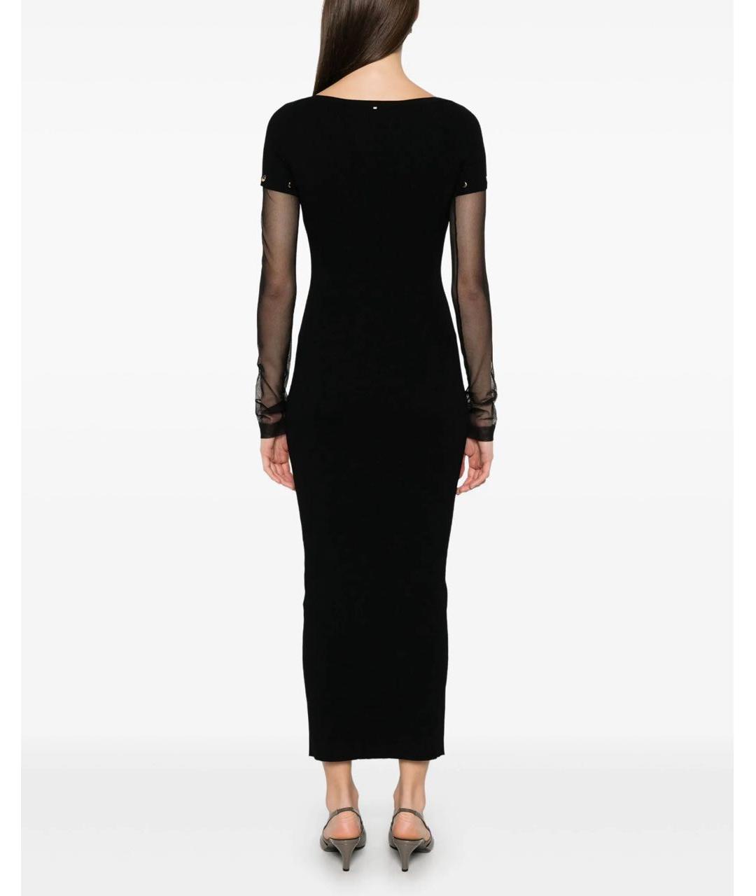 SPORTMAX Черное вечернее платье, фото 3