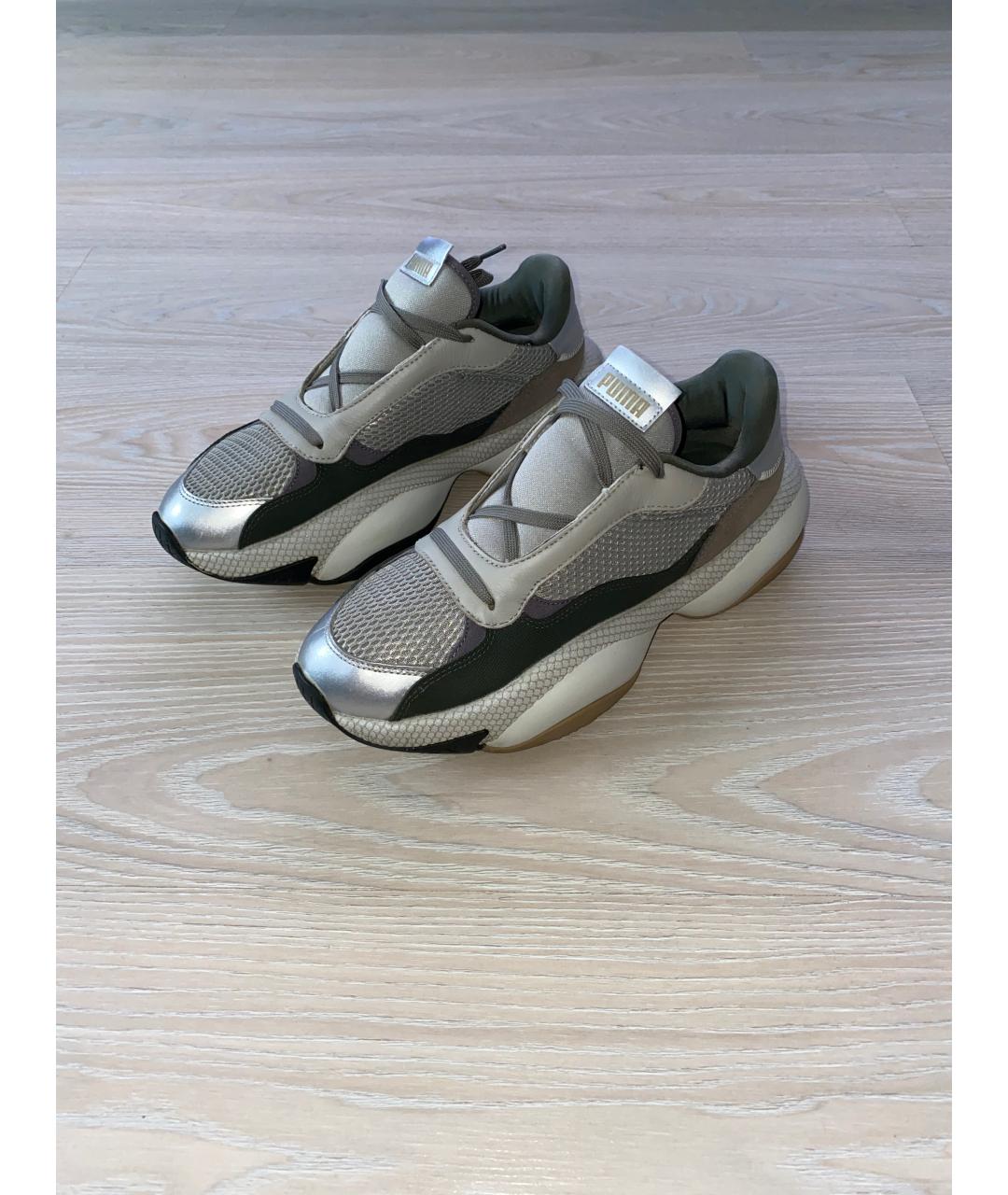 PUMA Бежевые низкие кроссовки / кеды, фото 6