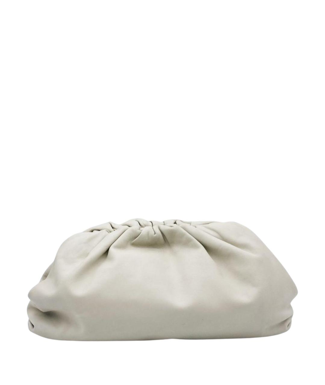 BOTTEGA VENETA Бежевая кожаная сумка с короткими ручками, фото 1