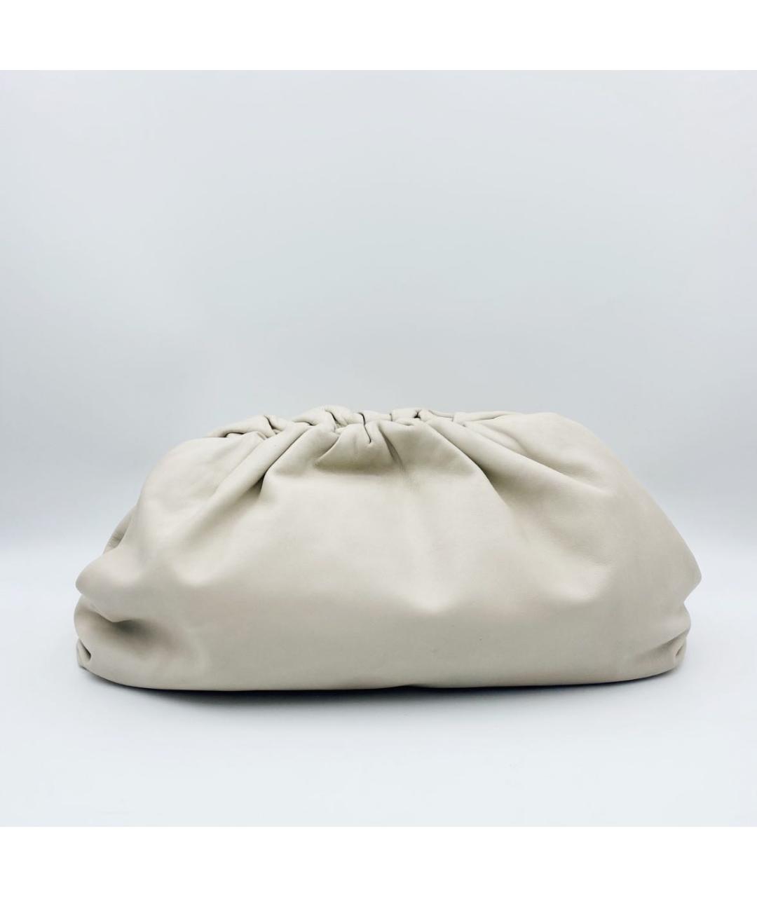 BOTTEGA VENETA Бежевая кожаная сумка с короткими ручками, фото 2