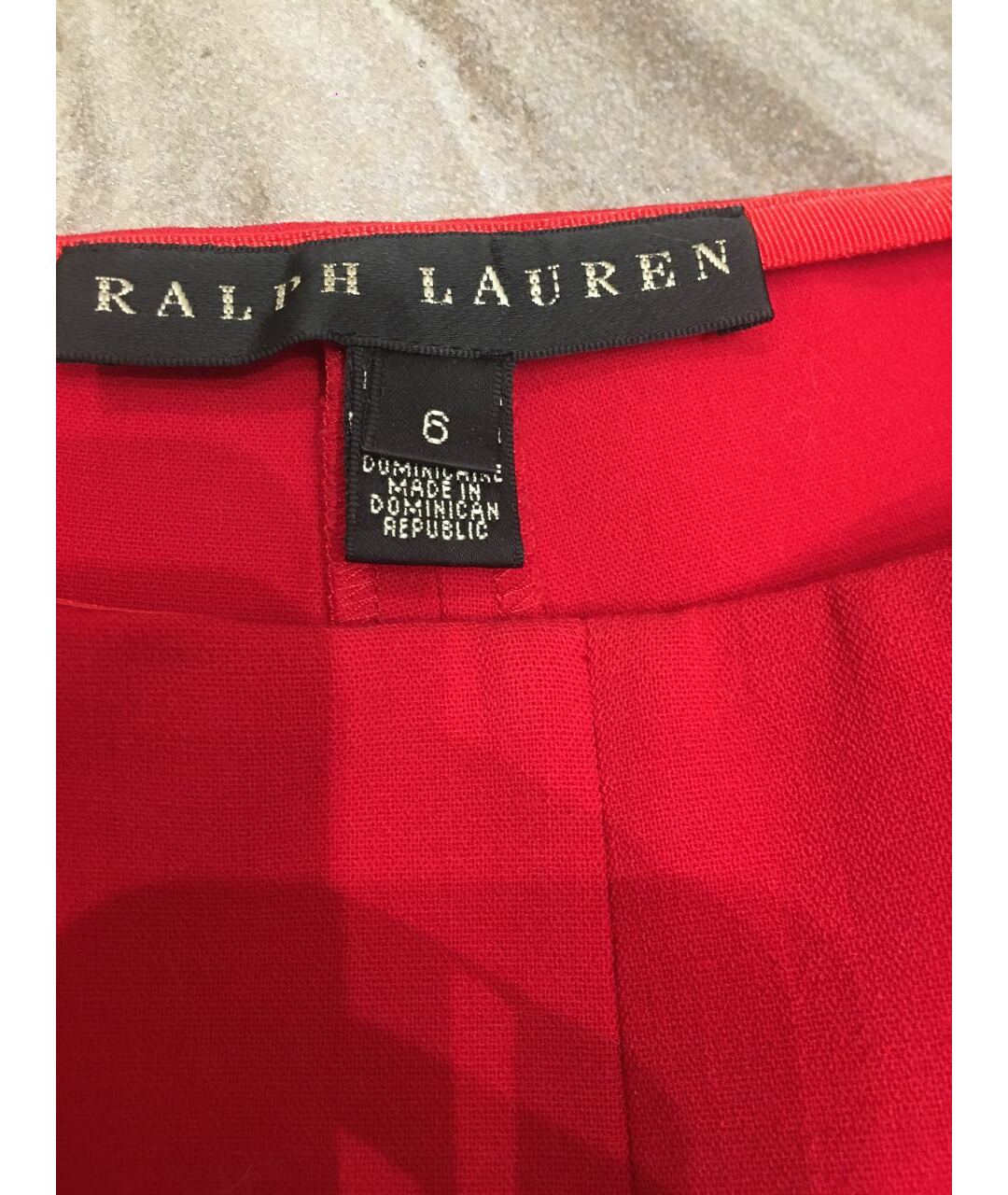 RALPH LAUREN PURPLE LABEL Красные шерстяные брюки узкие, фото 2