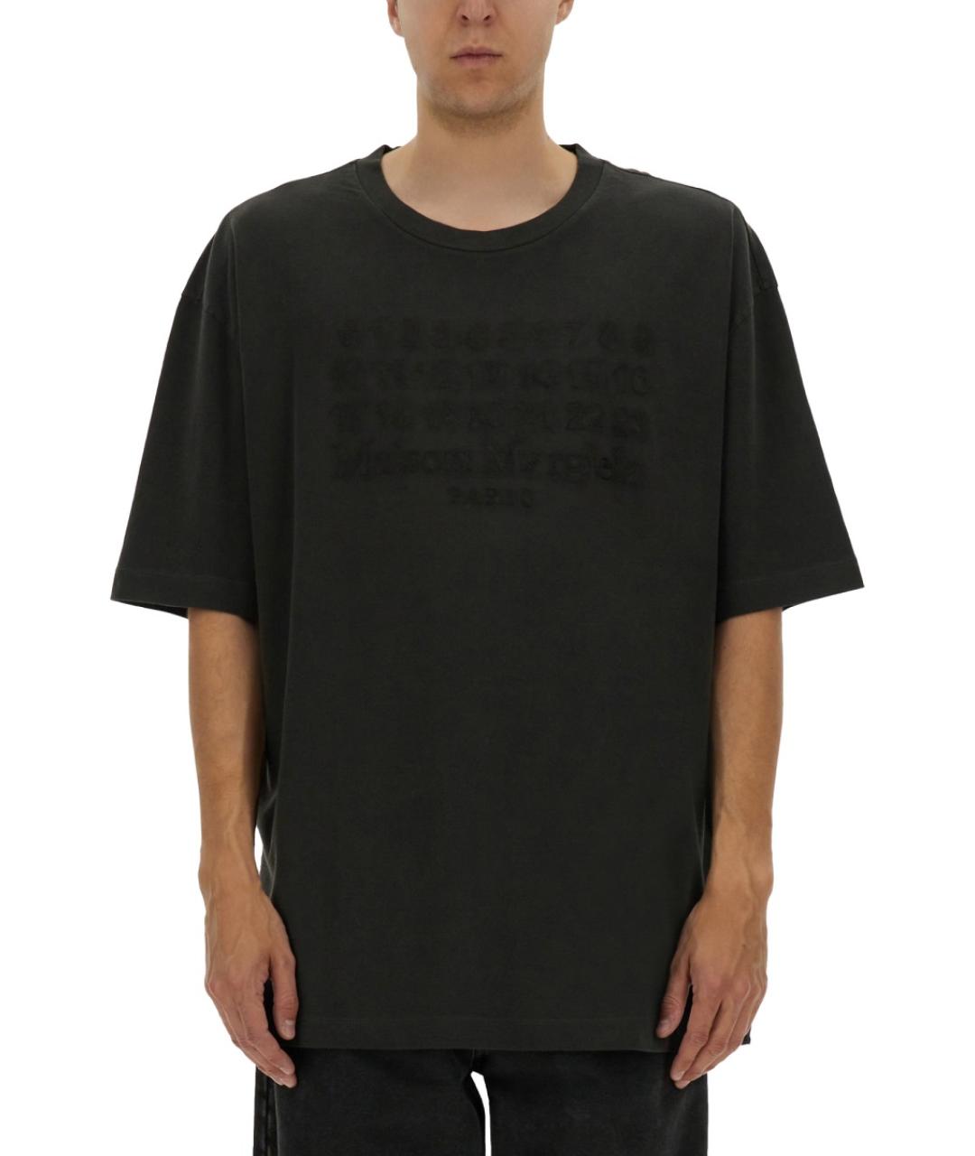MAISON MARGIELA Черная футболка, фото 2