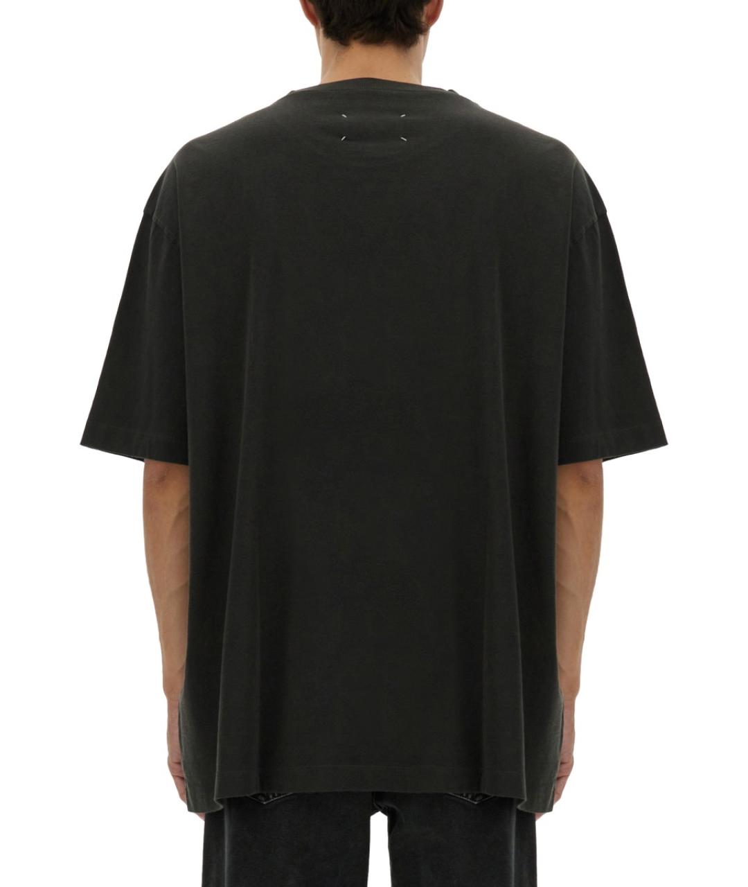 MAISON MARGIELA Черная футболка, фото 4