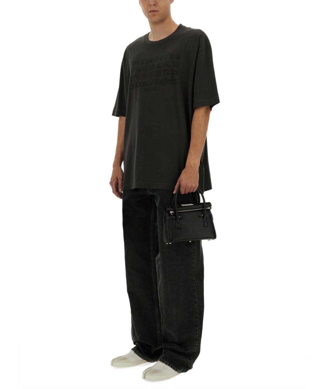 MAISON MARGIELA Черная футболка, фото 3