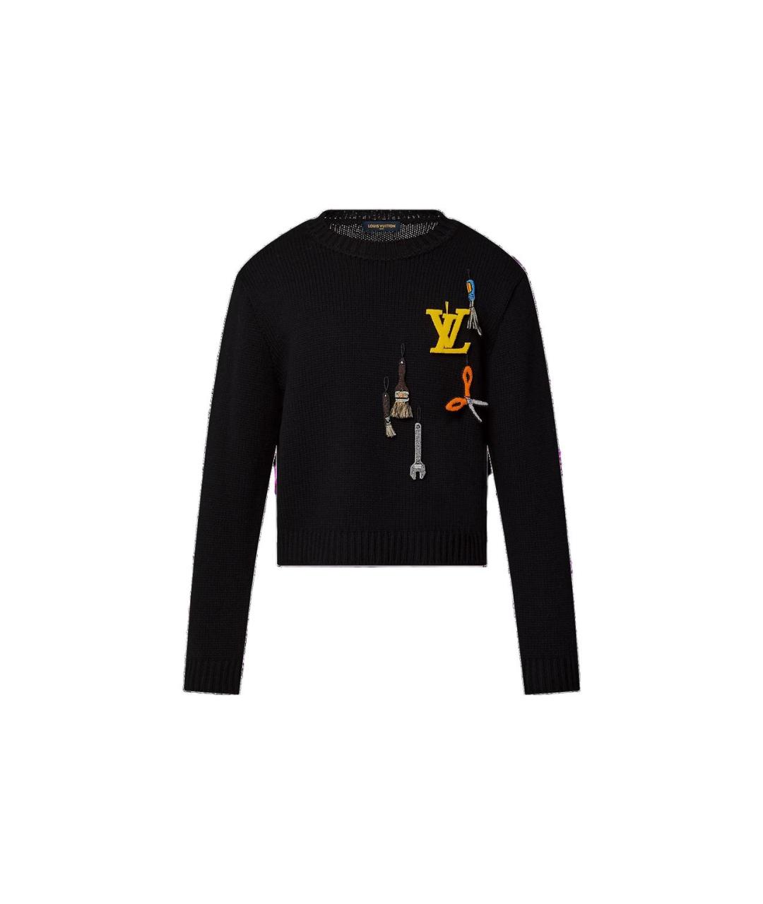 LOUIS VUITTON Черный джемпер / свитер, фото 6