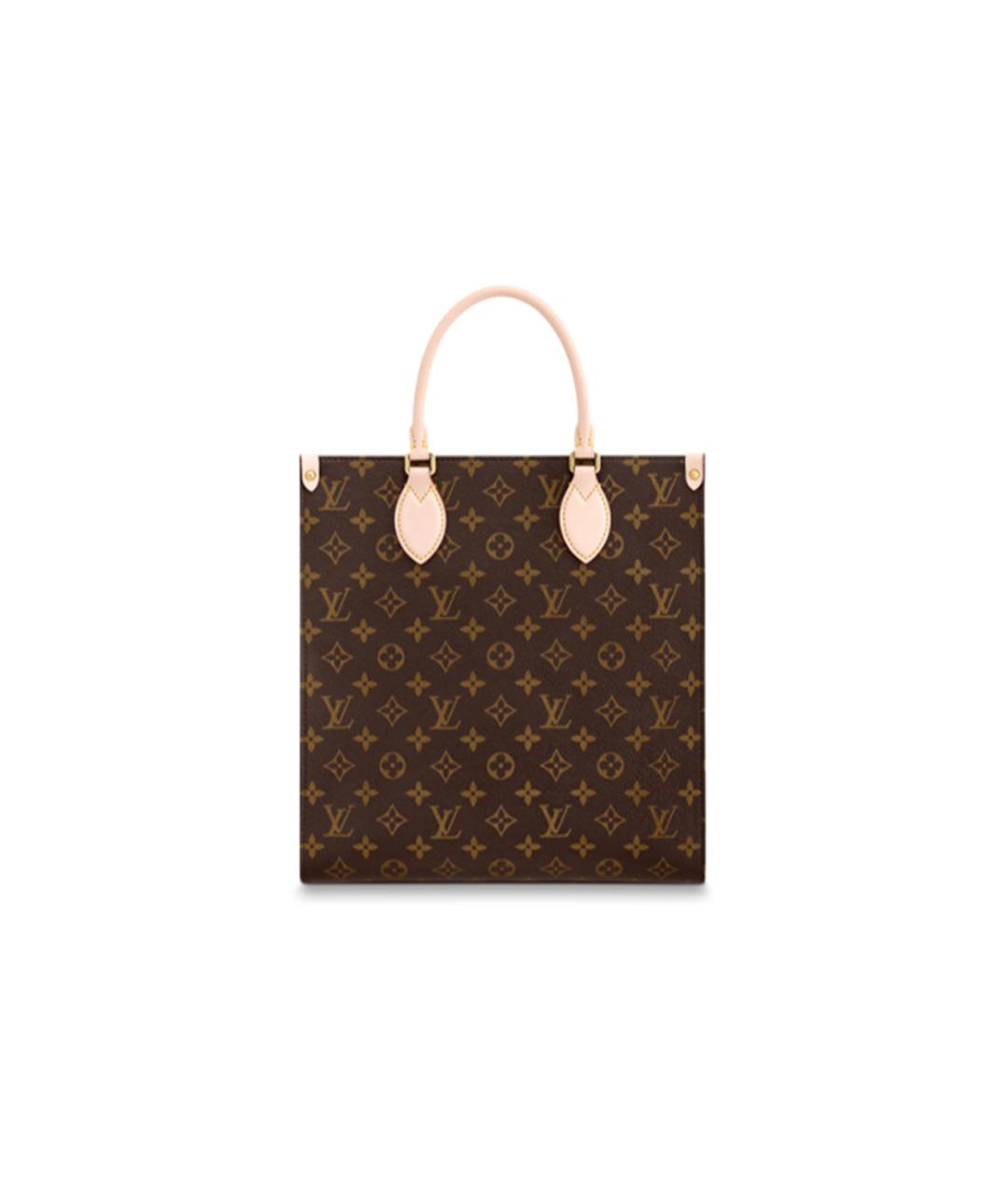 LOUIS VUITTON Коричневая кожаная сумка через плечо, фото 3