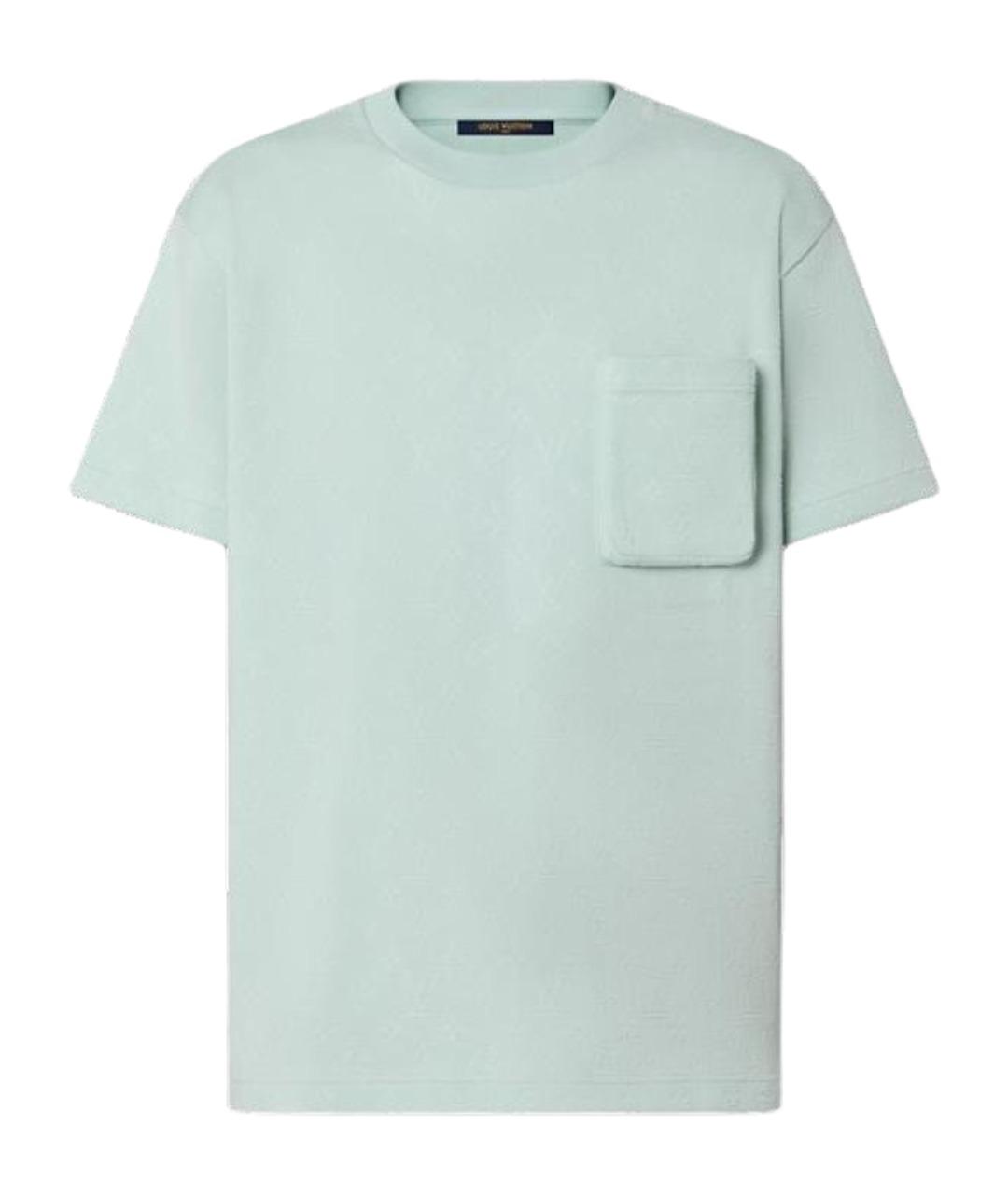 LOUIS VUITTON Зеленая футболка, фото 1