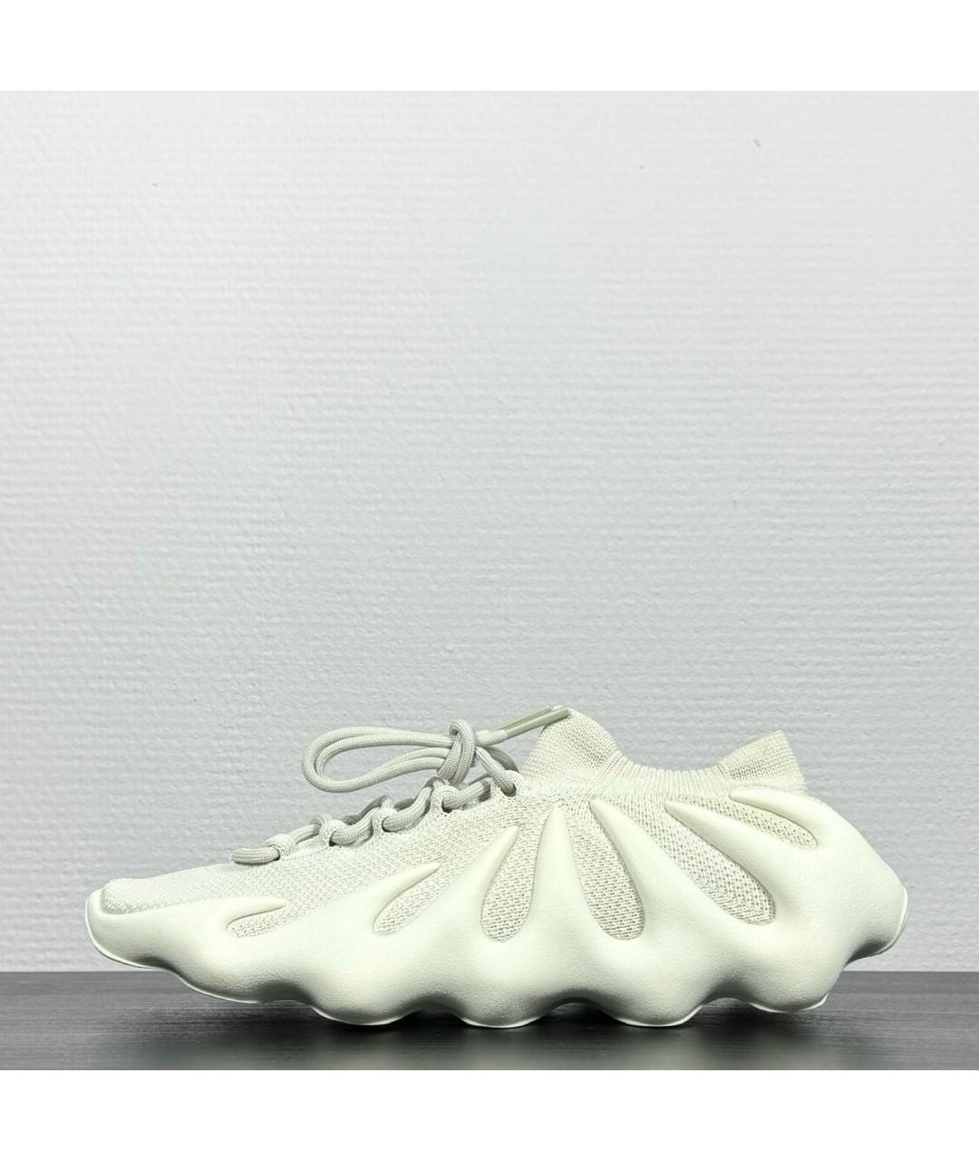 ADIDAS YEEZY Серые текстильные низкие кроссовки / кеды, фото 9