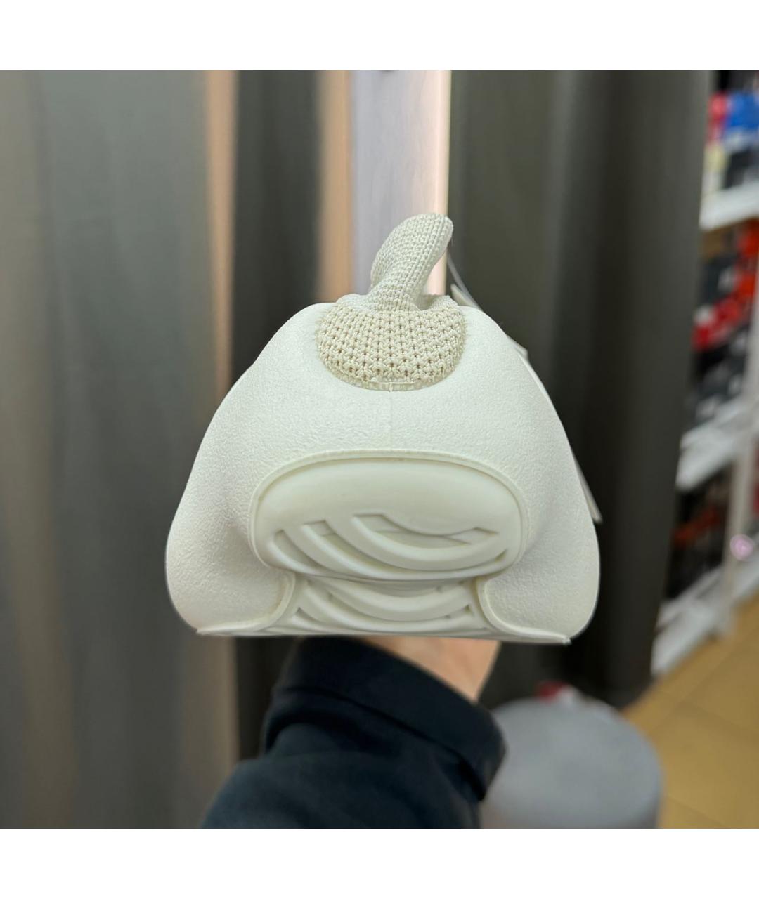 ADIDAS YEEZY Серые текстильные низкие кроссовки / кеды, фото 6
