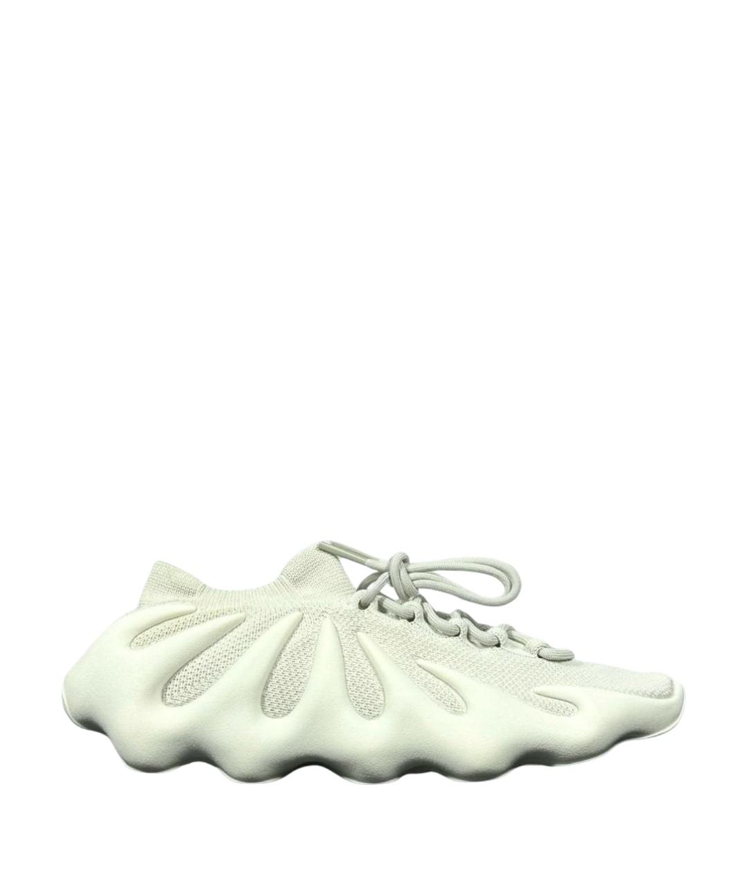 ADIDAS YEEZY Серые текстильные низкие кроссовки / кеды, фото 1