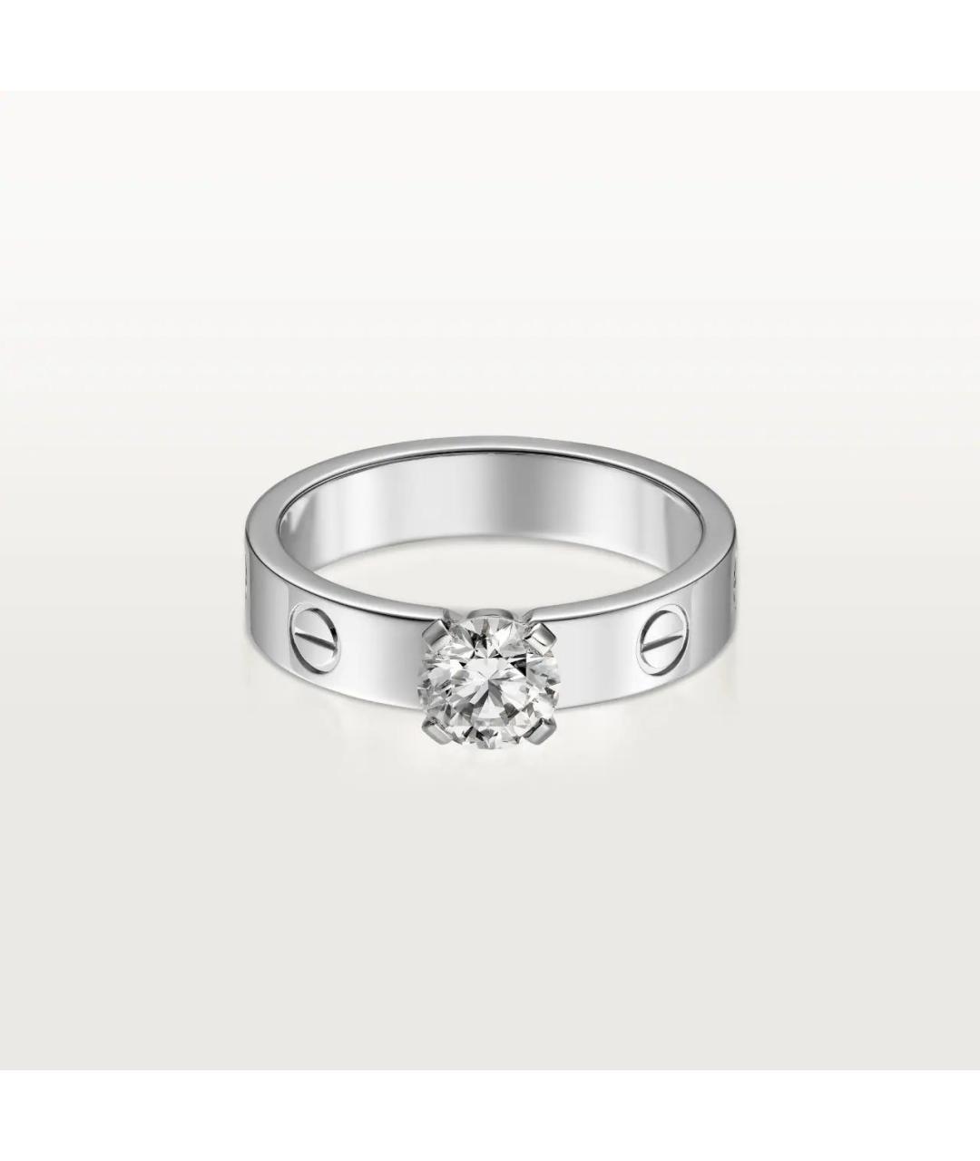 CARTIER Серебряное кольцо из белого золота, фото 9