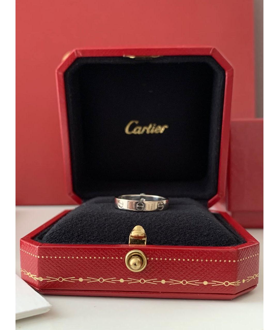 CARTIER Серебряное кольцо из белого золота, фото 6