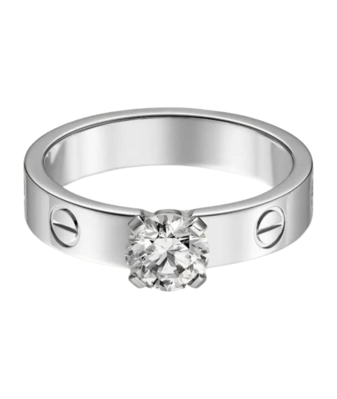 CARTIER Серебряное кольцо из белого золота, фото 1